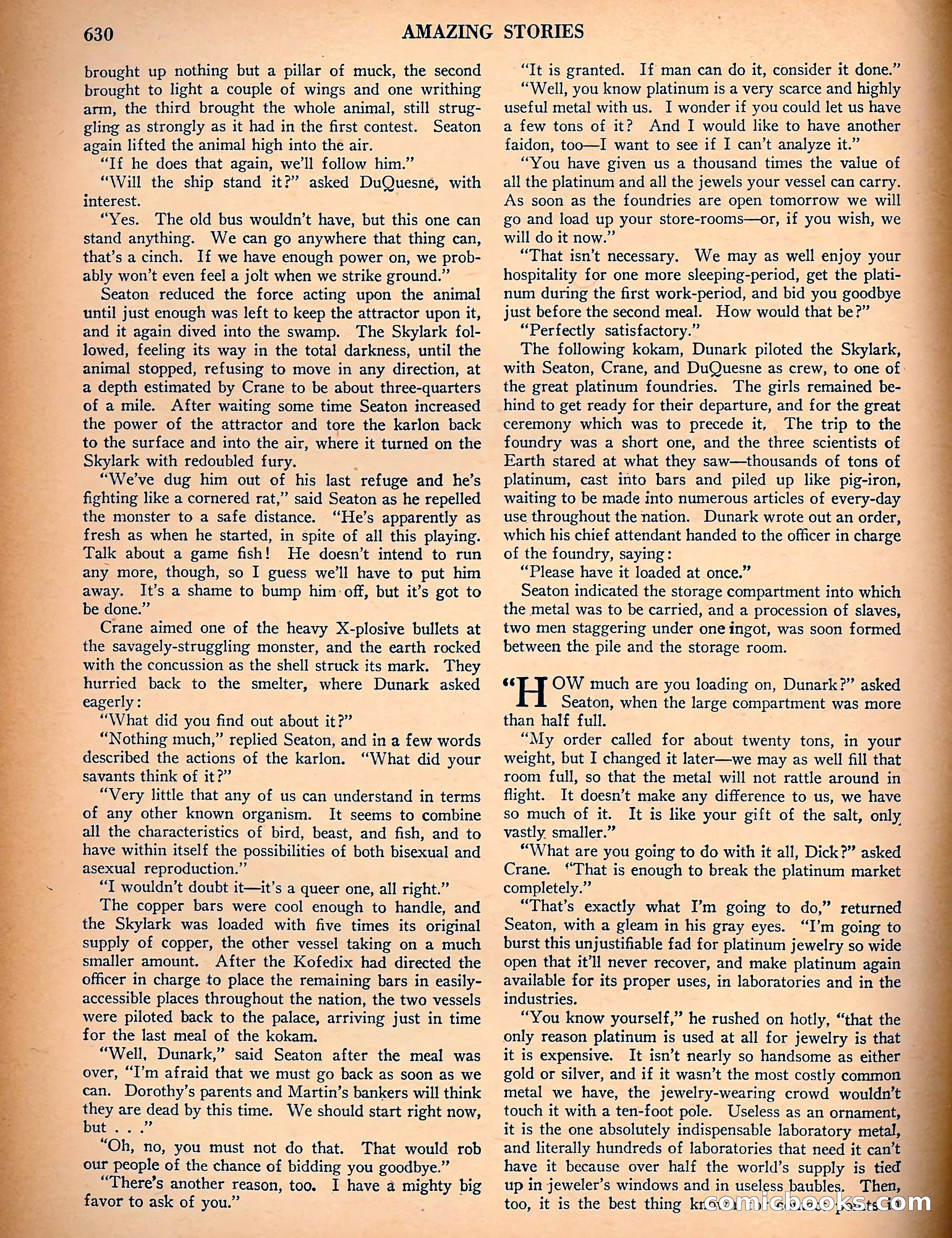 Amazing Stories, Vol. 3, No. 7 — page 55 of 97