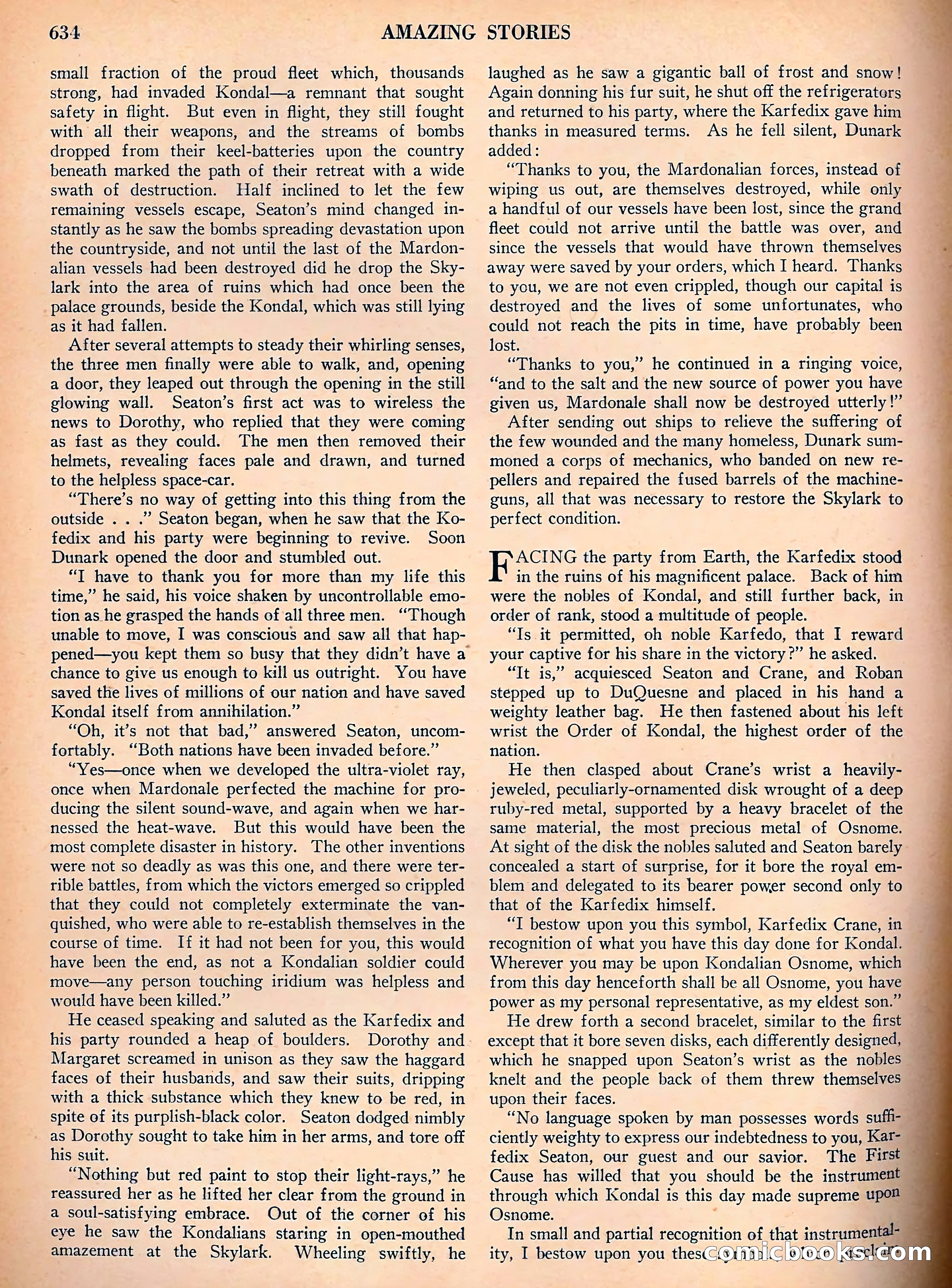 Amazing Stories, Vol. 3, No. 7 — page 59 of 97