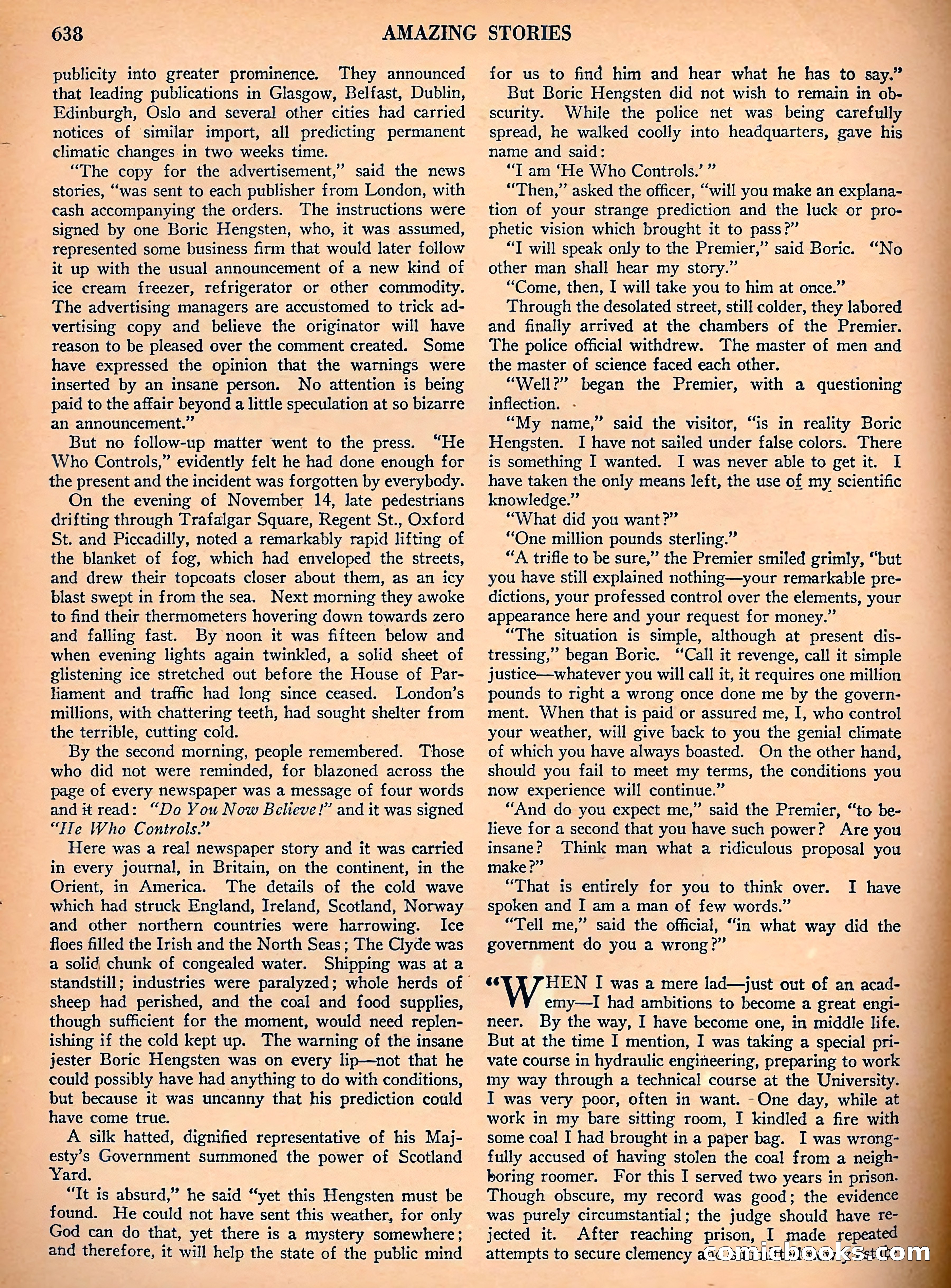 Amazing Stories, Vol. 3, No. 7 — page 63 of 97
