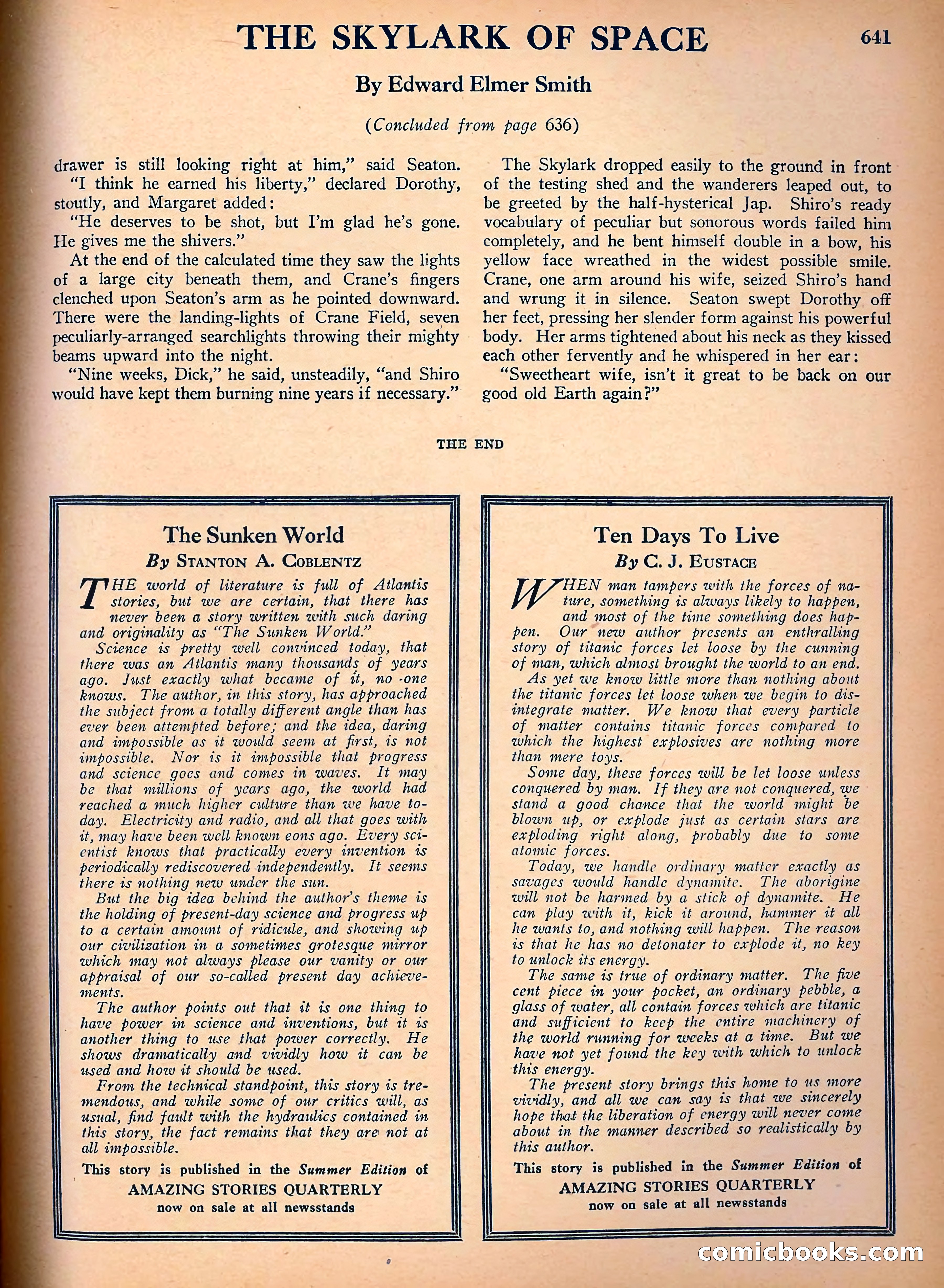 Amazing Stories, Vol. 3, No. 7 — page 66 of 97