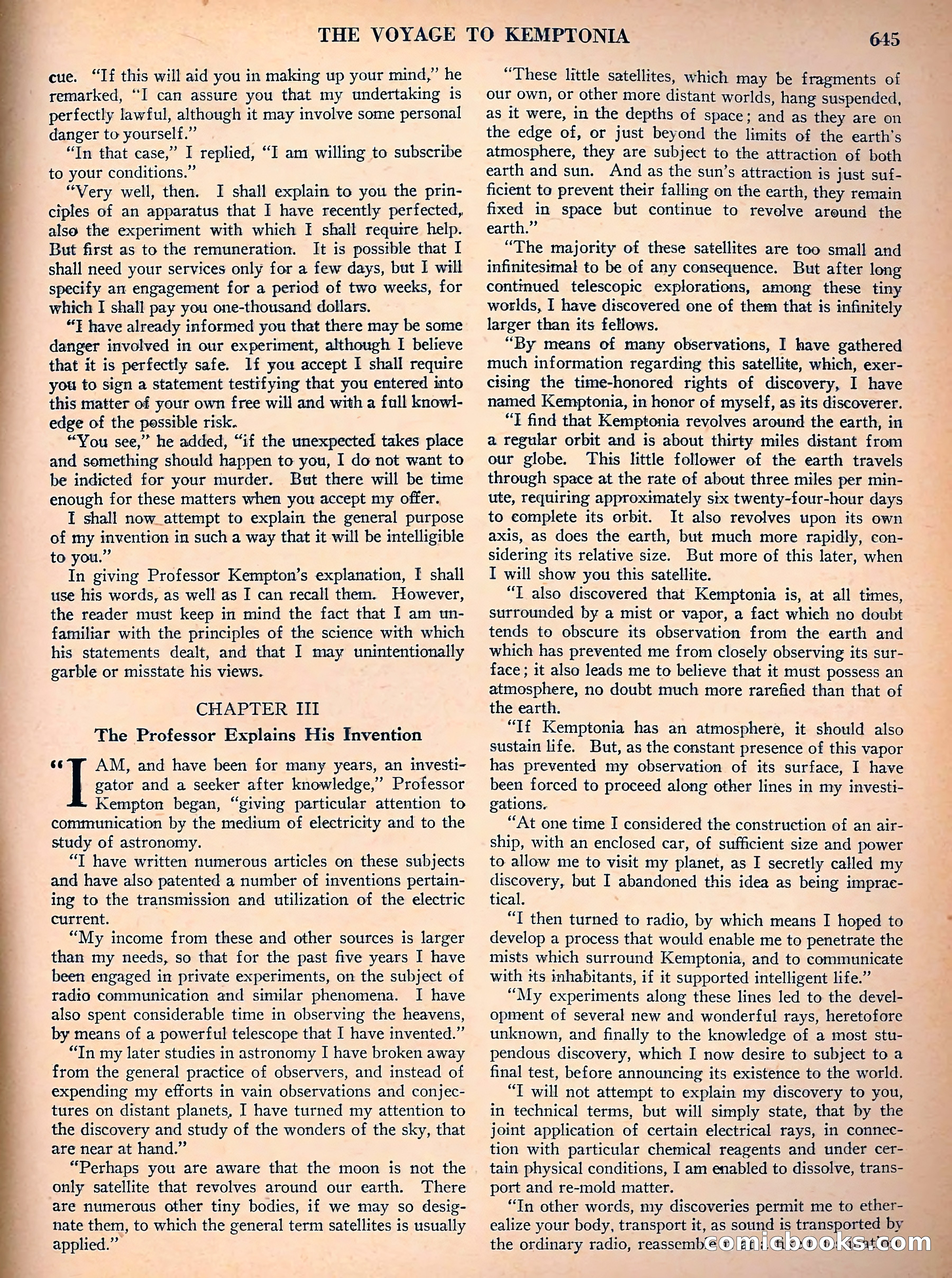 Amazing Stories, Vol. 3, No. 7 — page 70 of 97