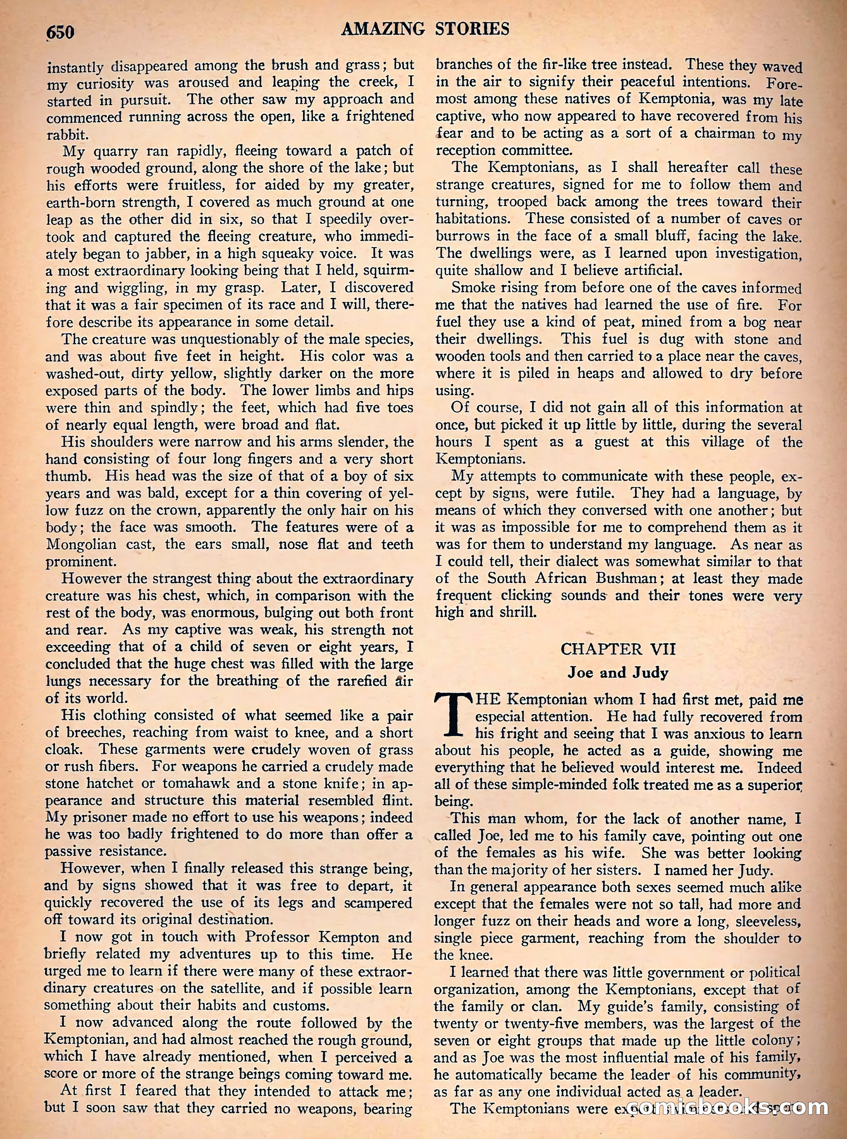 Amazing Stories, Vol. 3, No. 7 — page 75 of 97