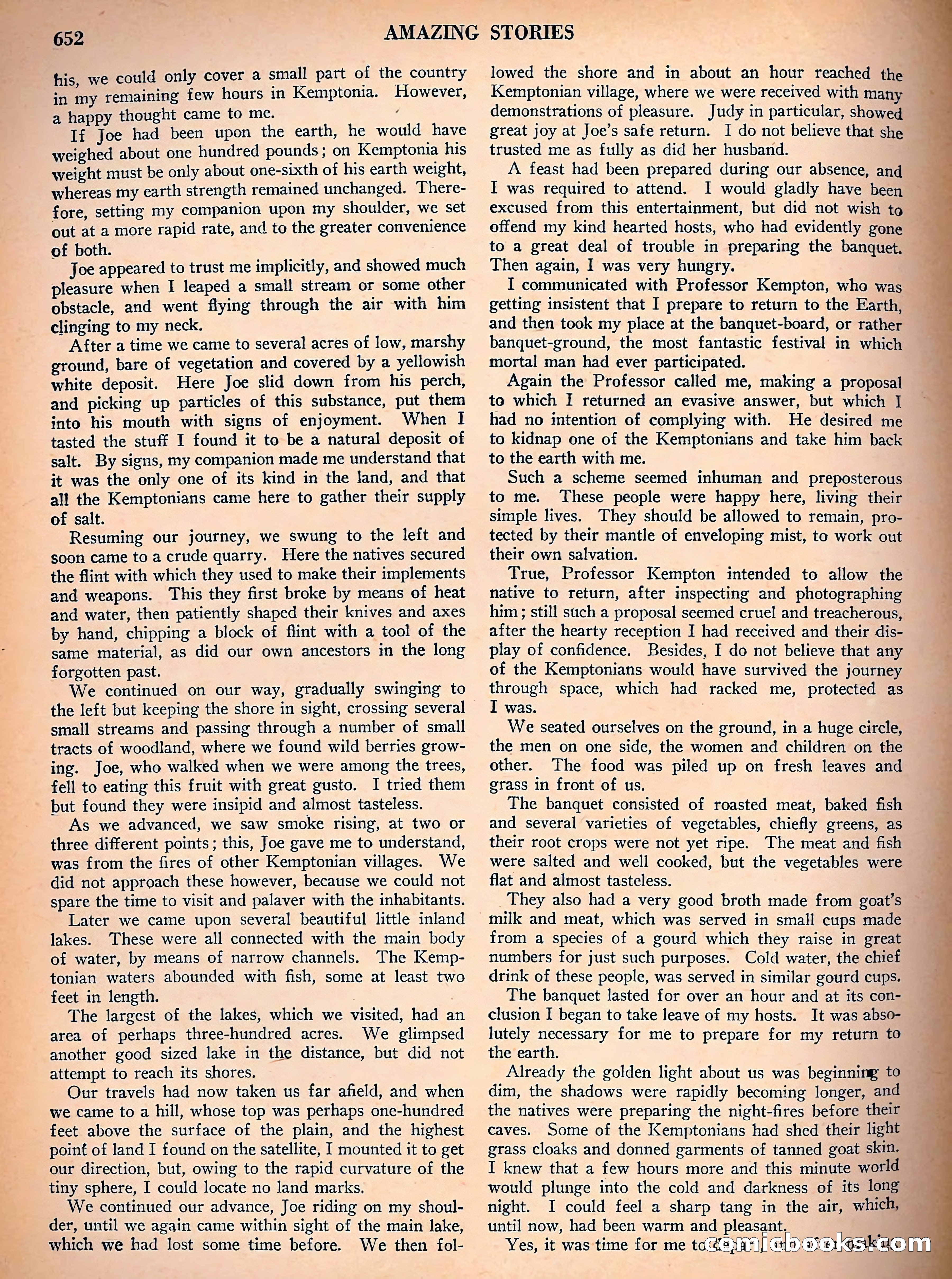 Amazing Stories, Vol. 3, No. 7 — page 77 of 97
