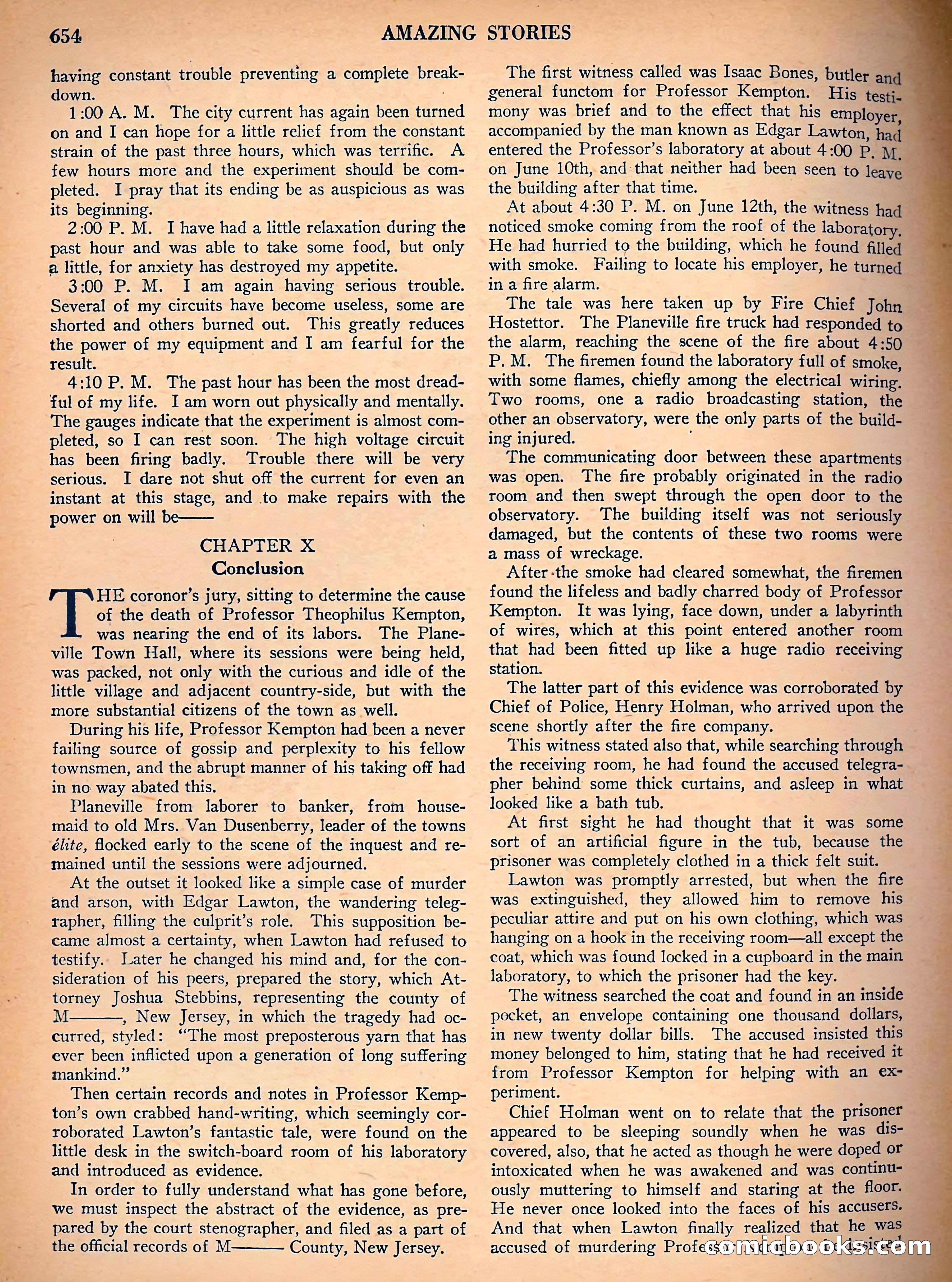 Amazing Stories, Vol. 3, No. 7 — page 79 of 97