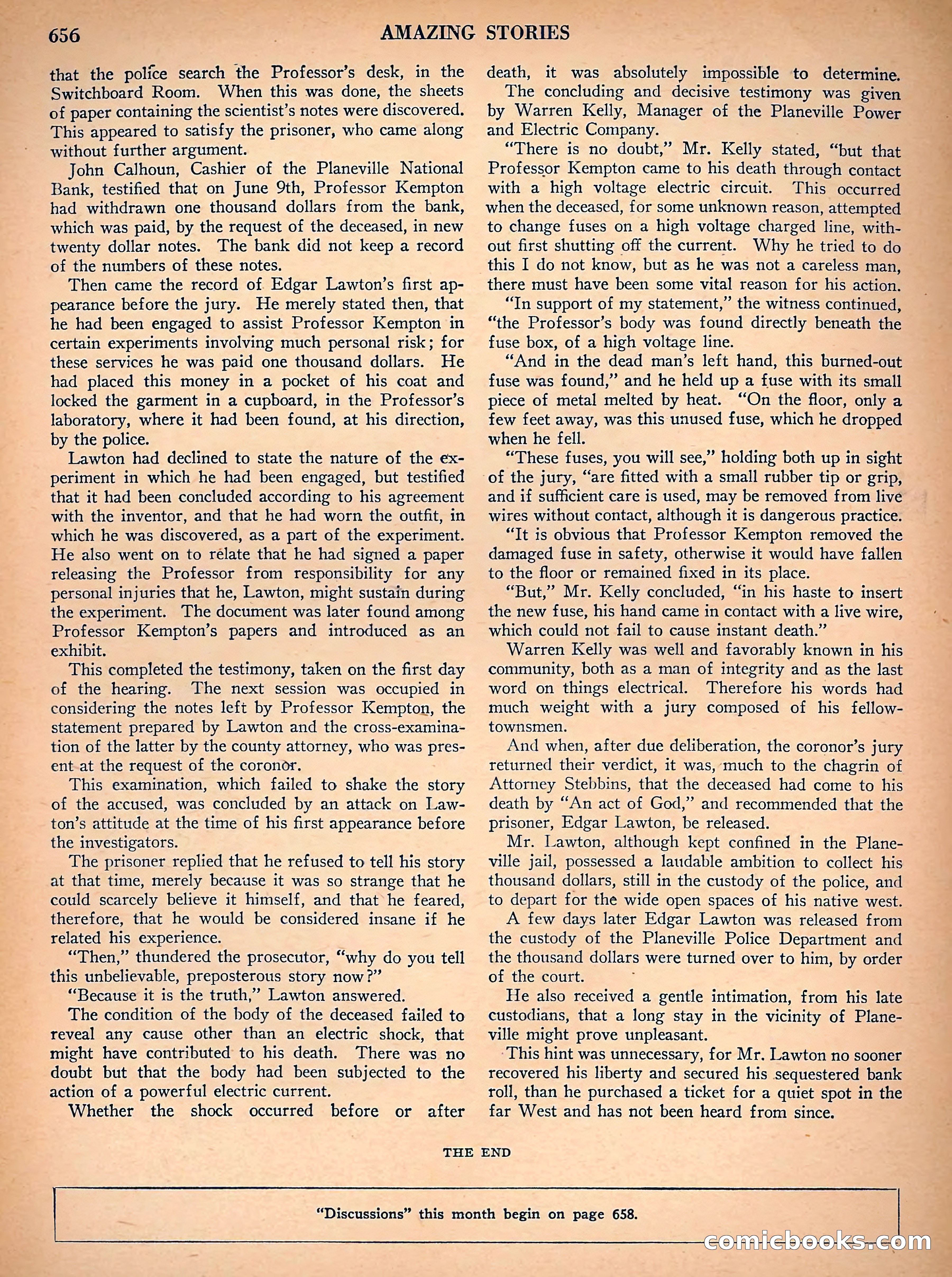 Amazing Stories, Vol. 3, No. 7 — page 81 of 97