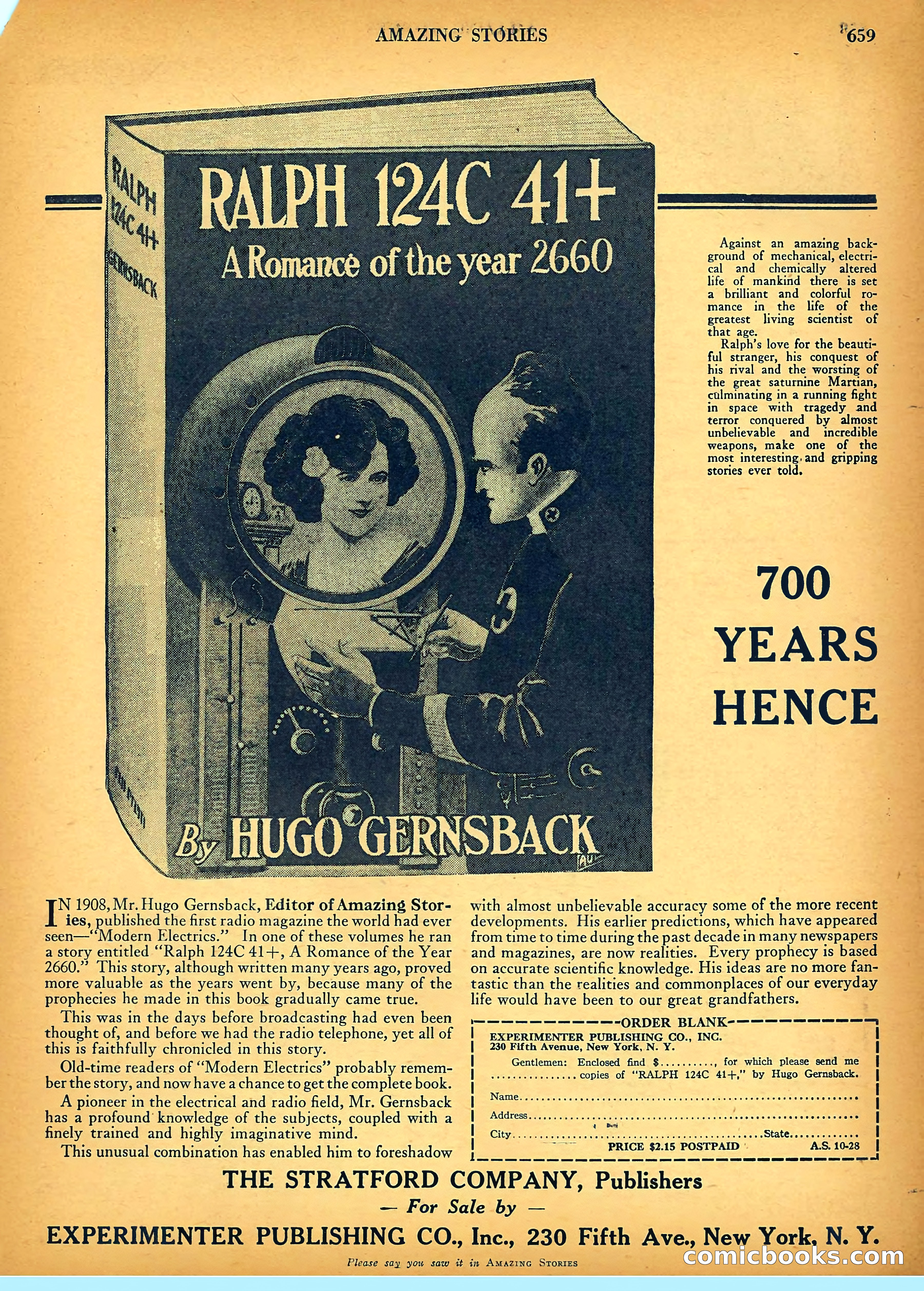 Amazing Stories, Vol. 3, No. 7 — page 84 of 97