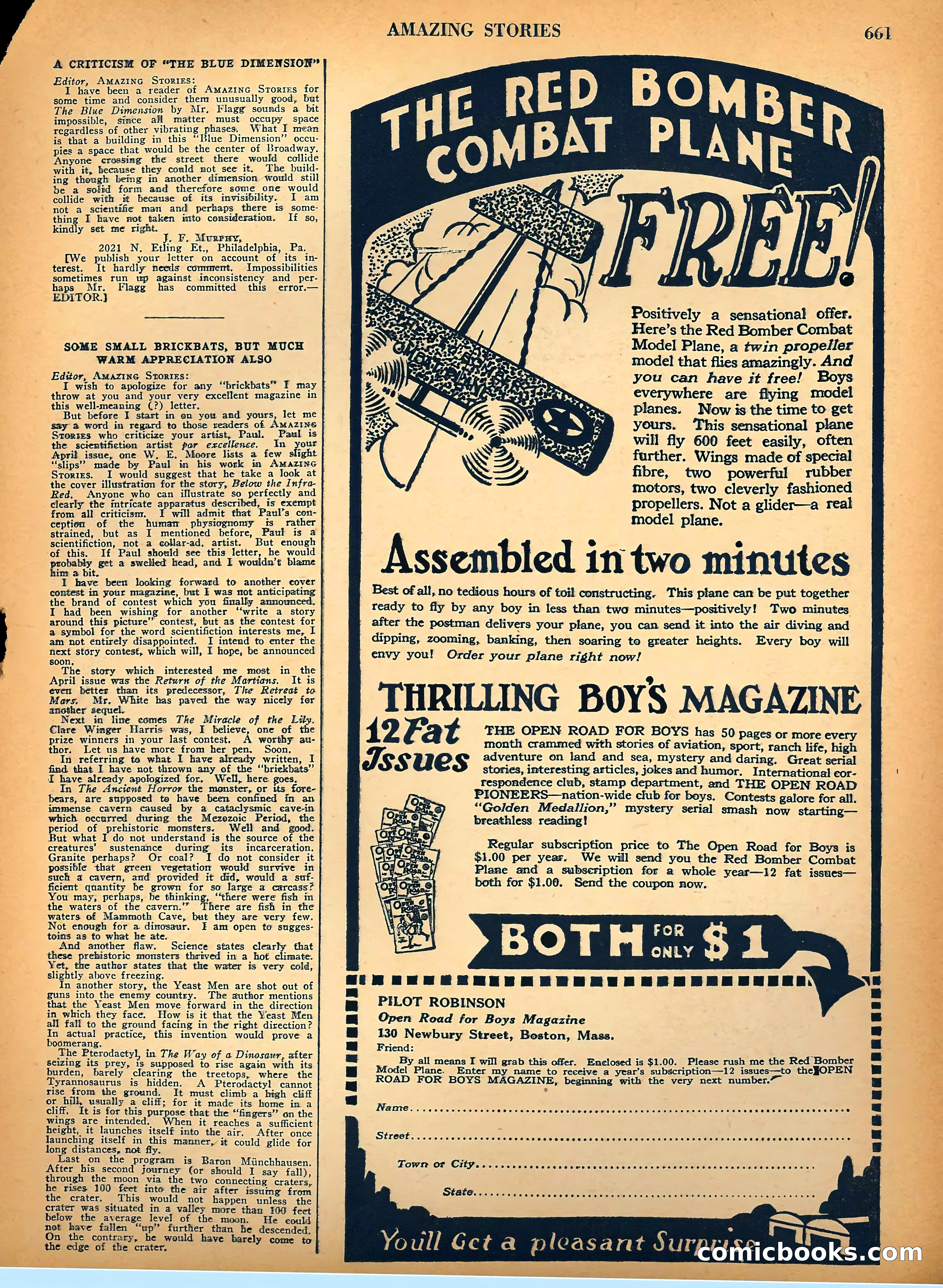 Amazing Stories, Vol. 3, No. 7 — page 86 of 97