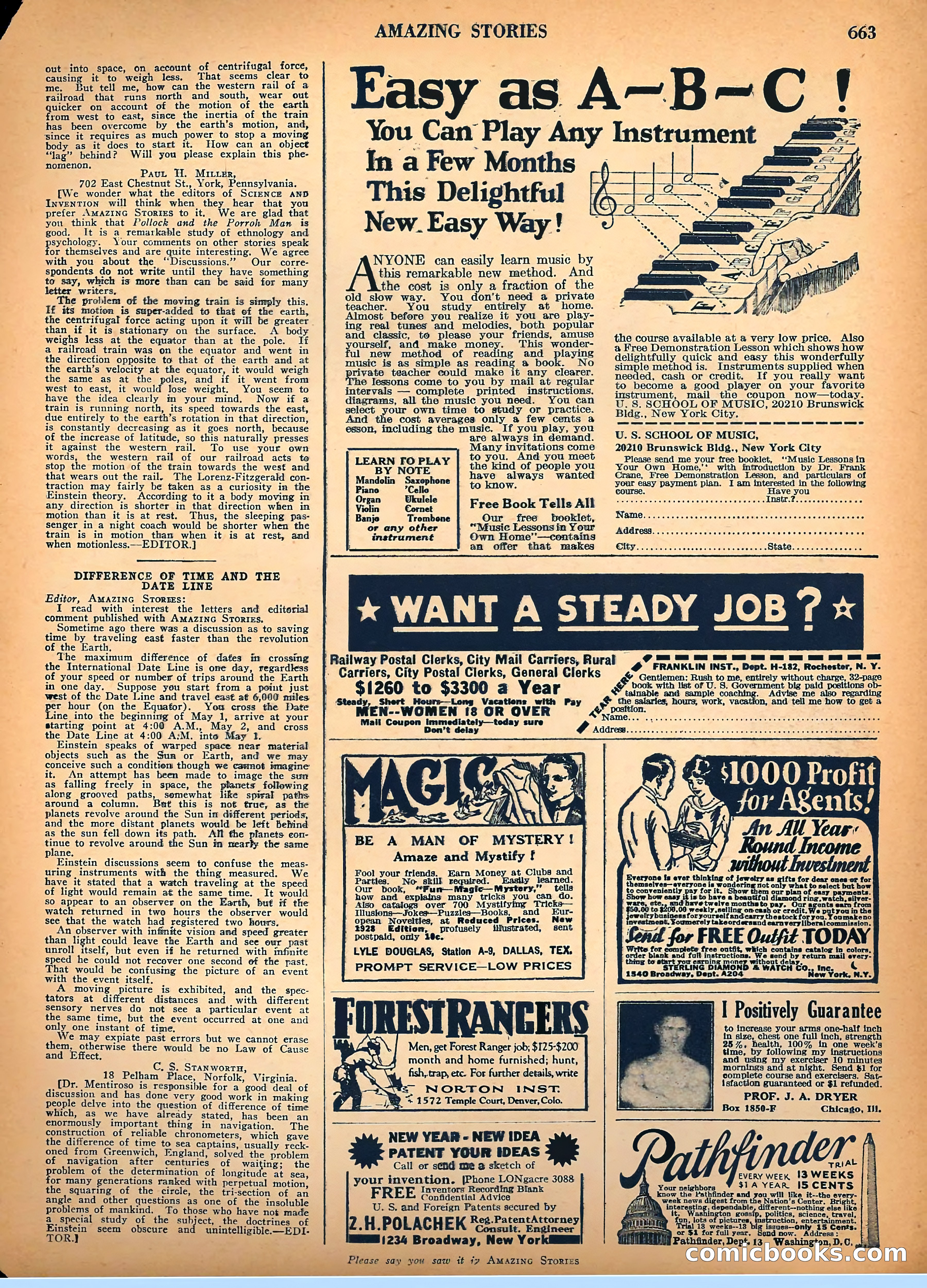 Amazing Stories, Vol. 3, No. 7 — page 88 of 97