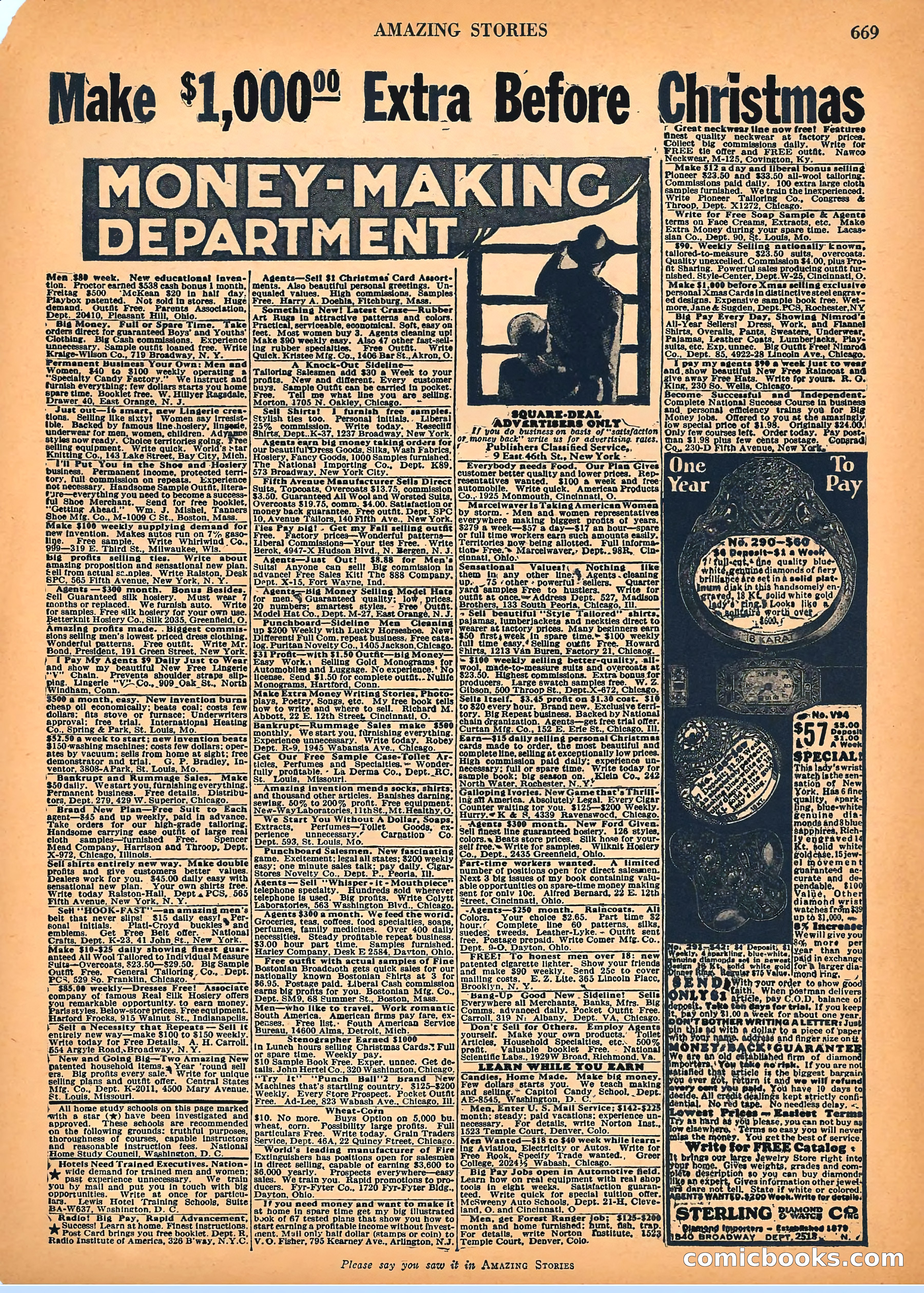 Amazing Stories, Vol. 3, No. 7 — page 94 of 97