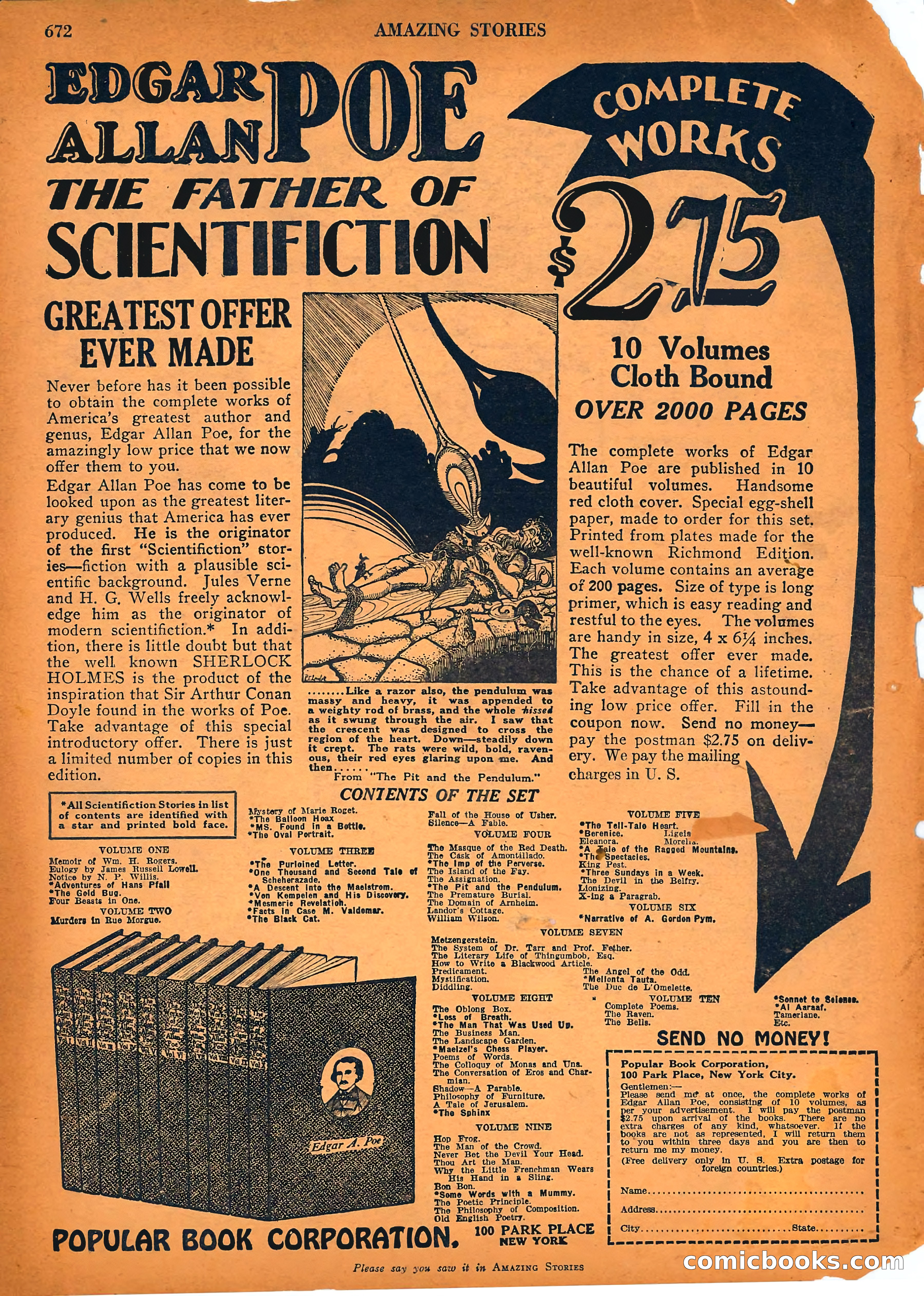 Amazing Stories, Vol. 3, No. 7 — page 97 of 97