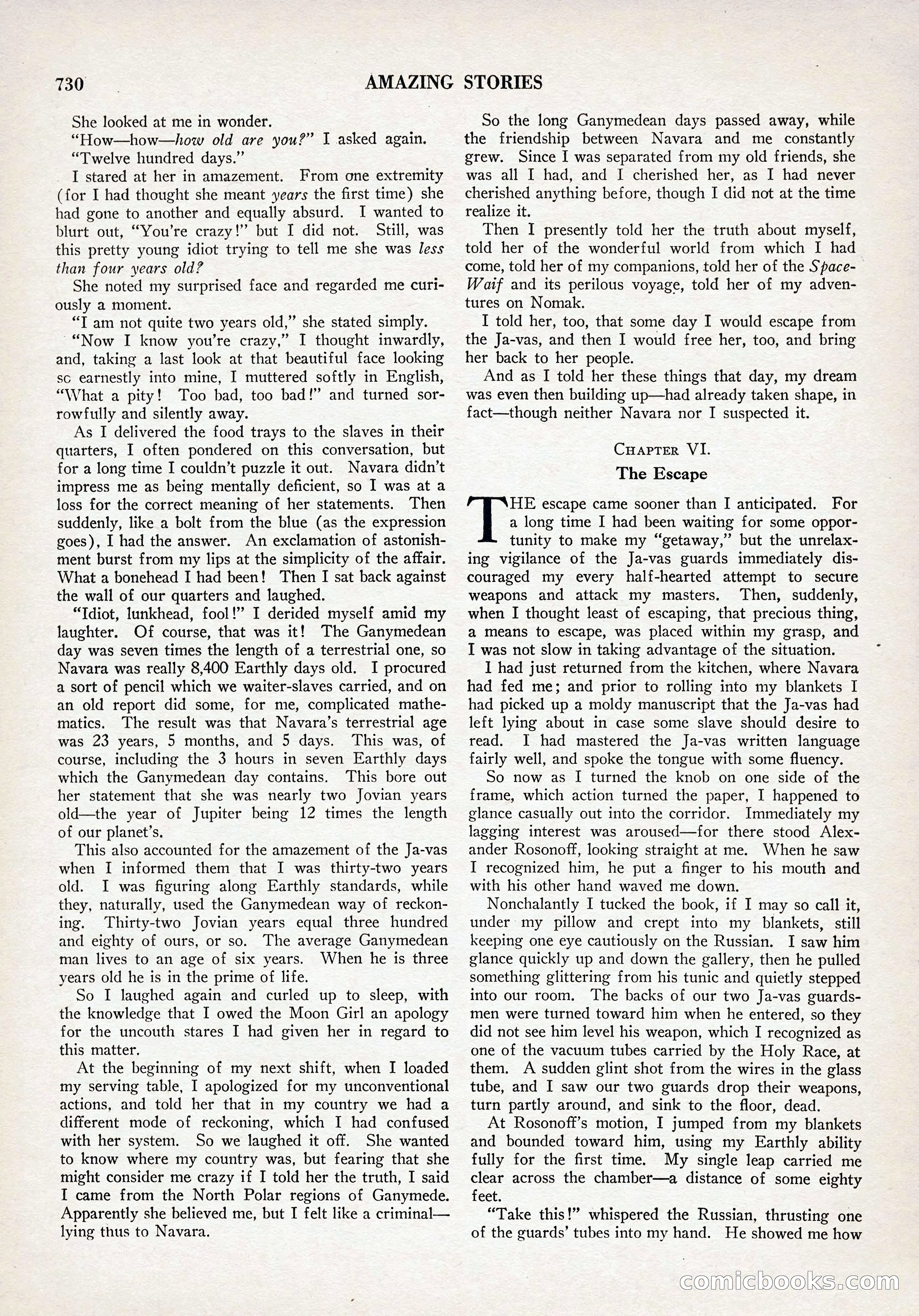 Amazing Stories, Vol. 3 No. 8 — page 60 of 98