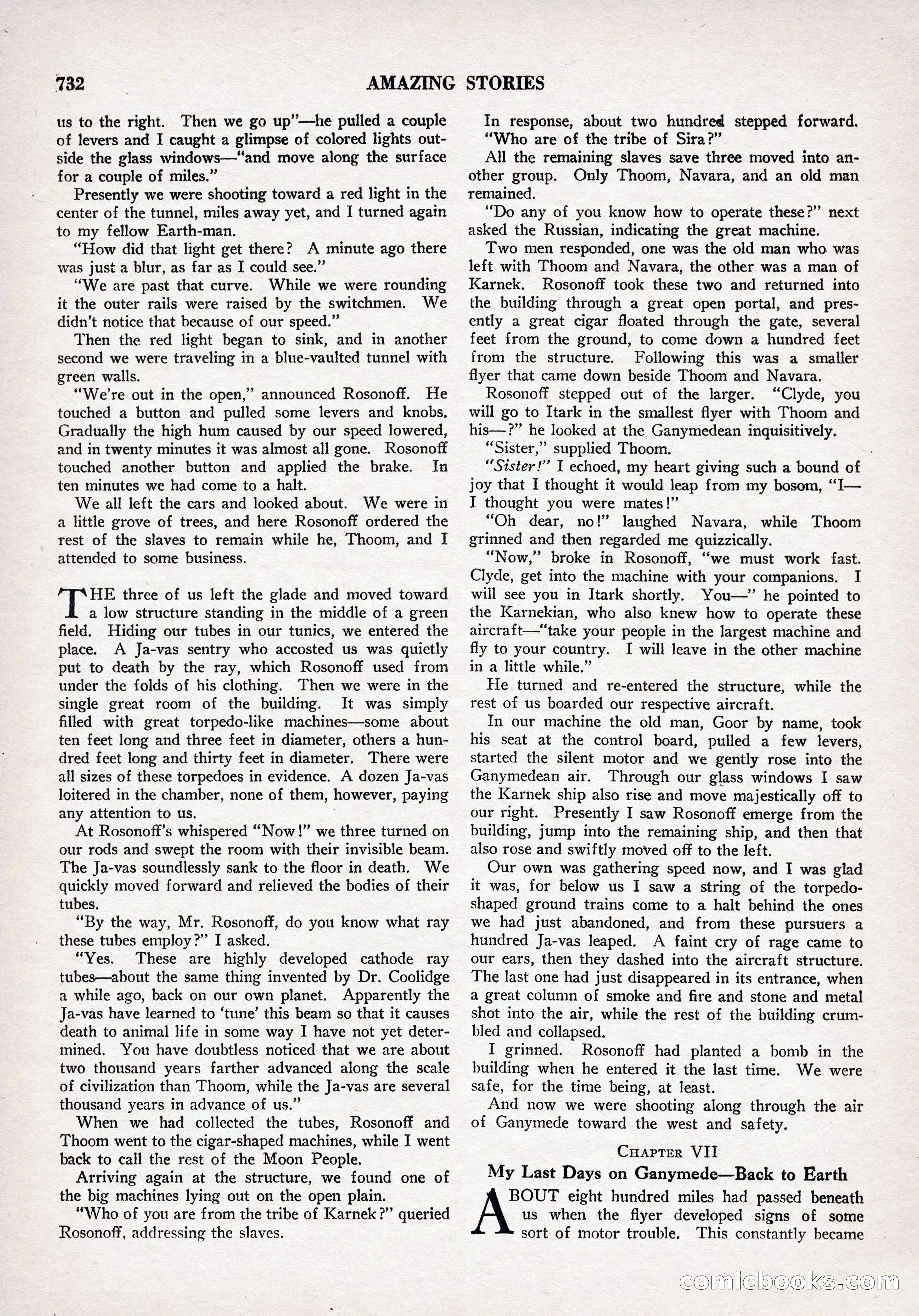 Amazing Stories, Vol. 3 No. 8 — page 62 of 98