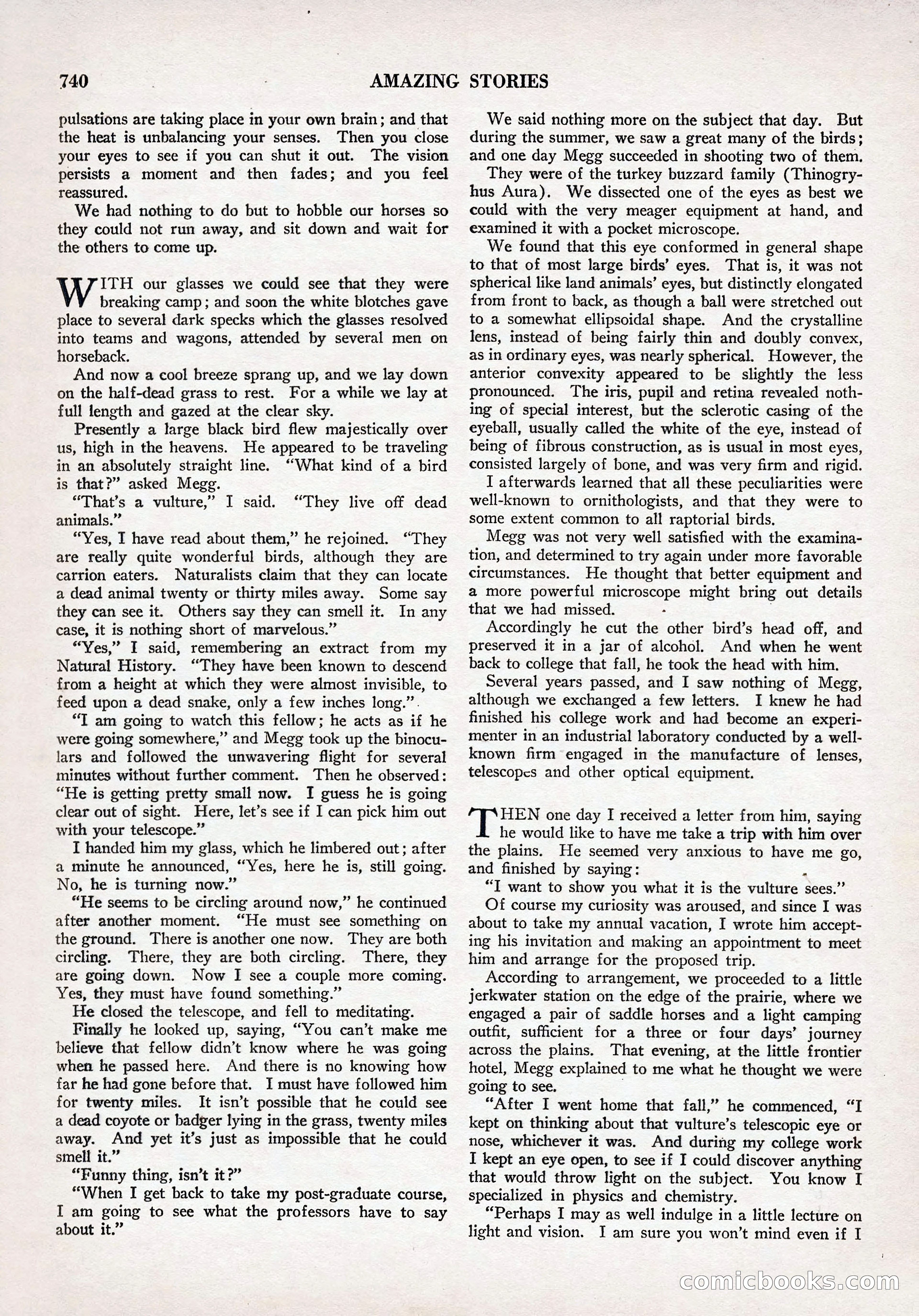 Amazing Stories, Vol. 3 No. 8 — page 70 of 98