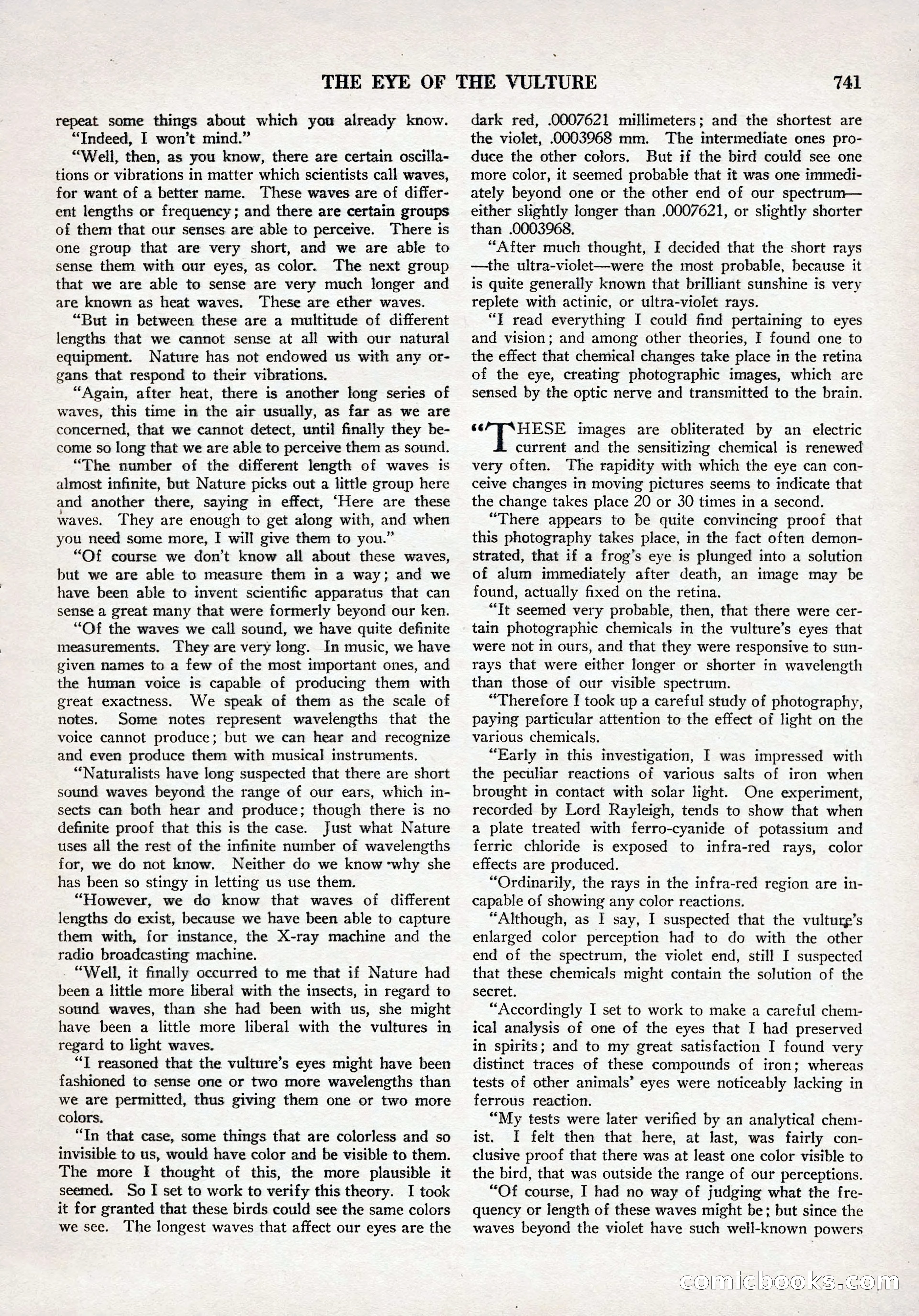 Amazing Stories, Vol. 3 No. 8 — page 71 of 98