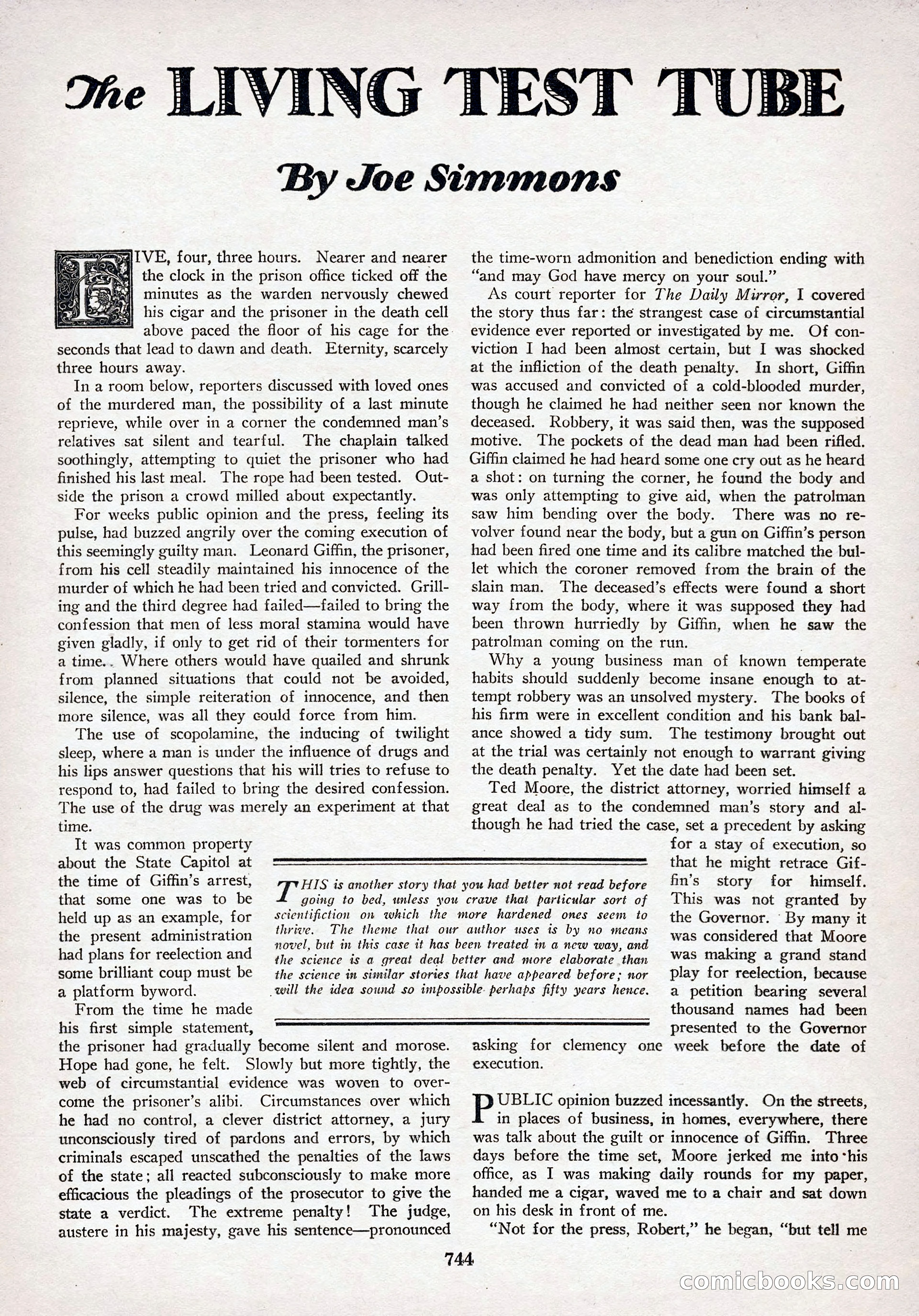 Amazing Stories, Vol. 3 No. 8 — page 74 of 98