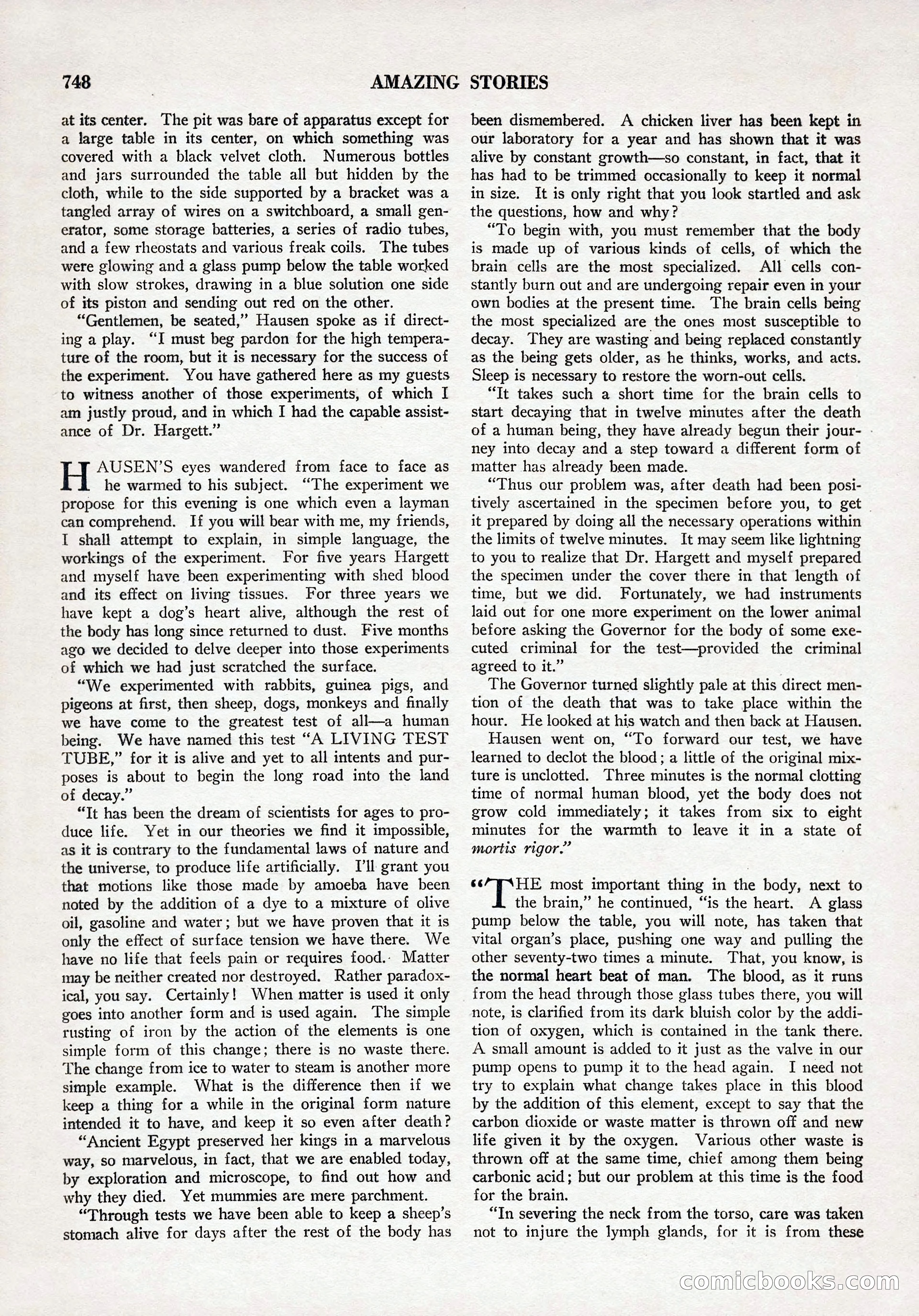 Amazing Stories, Vol. 3 No. 8 — page 78 of 98