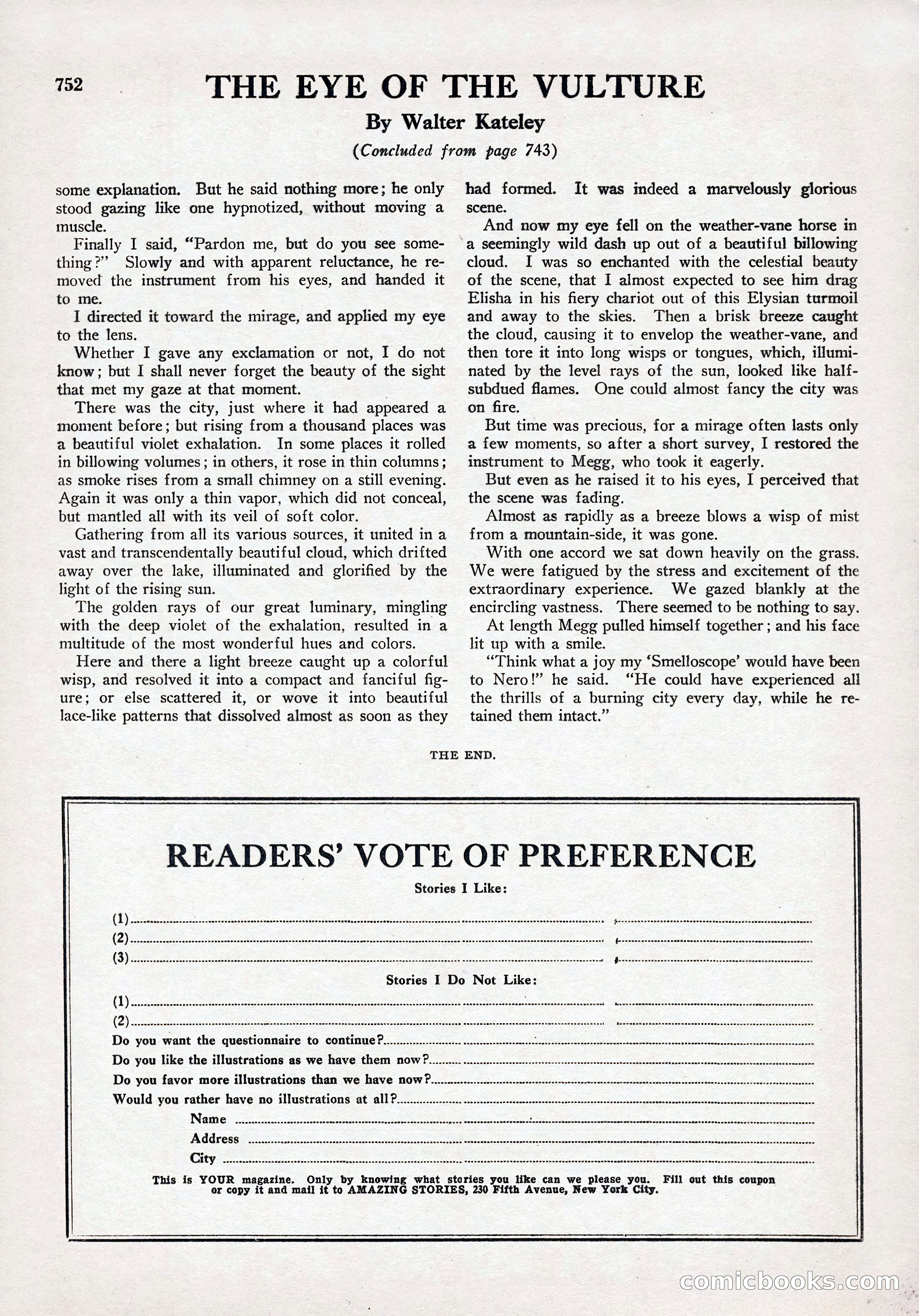 Amazing Stories, Vol. 3 No. 8 — page 82 of 98