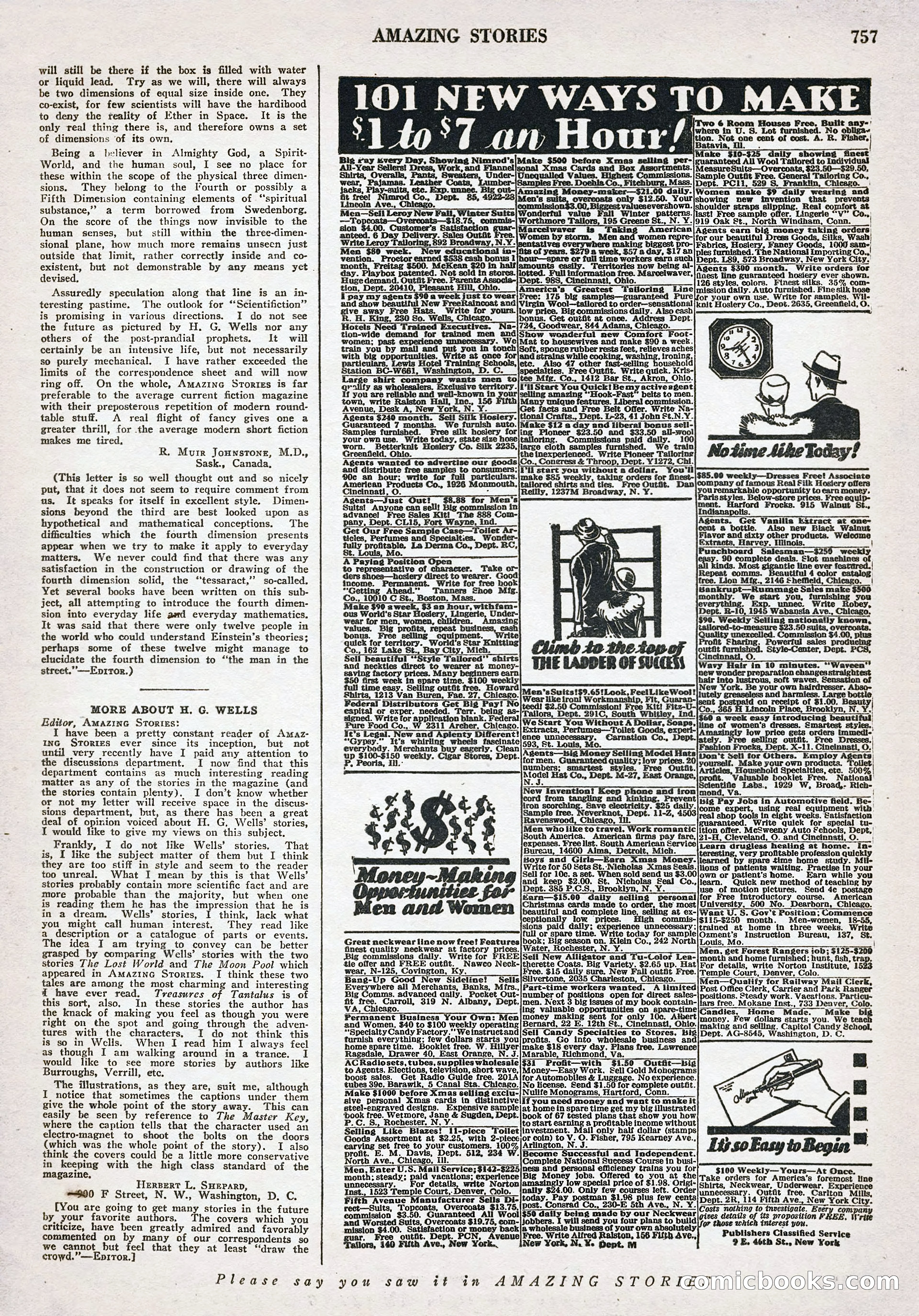 Amazing Stories, Vol. 3 No. 8 — page 87 of 98
