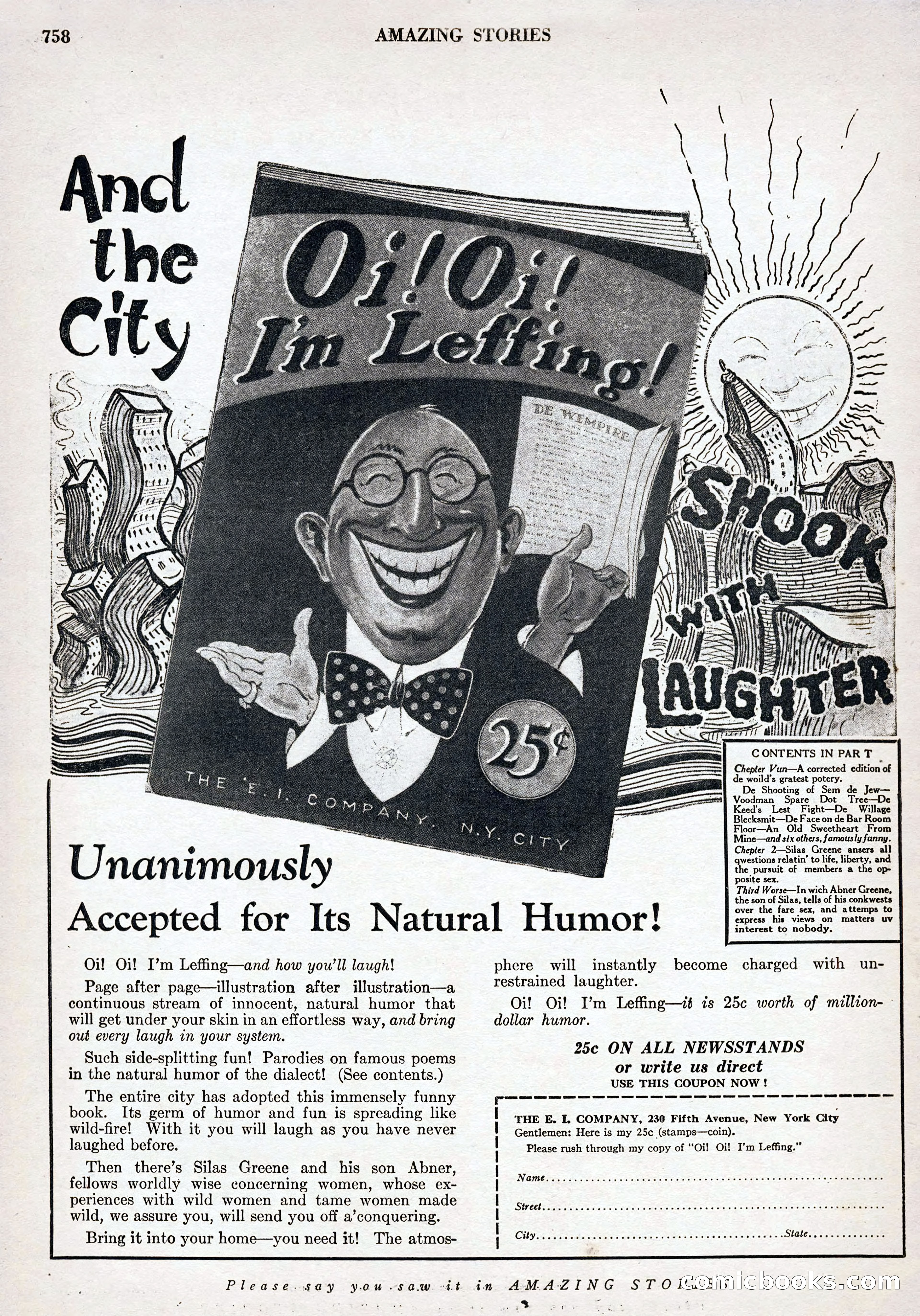 Amazing Stories, Vol. 3 No. 8 — page 88 of 98