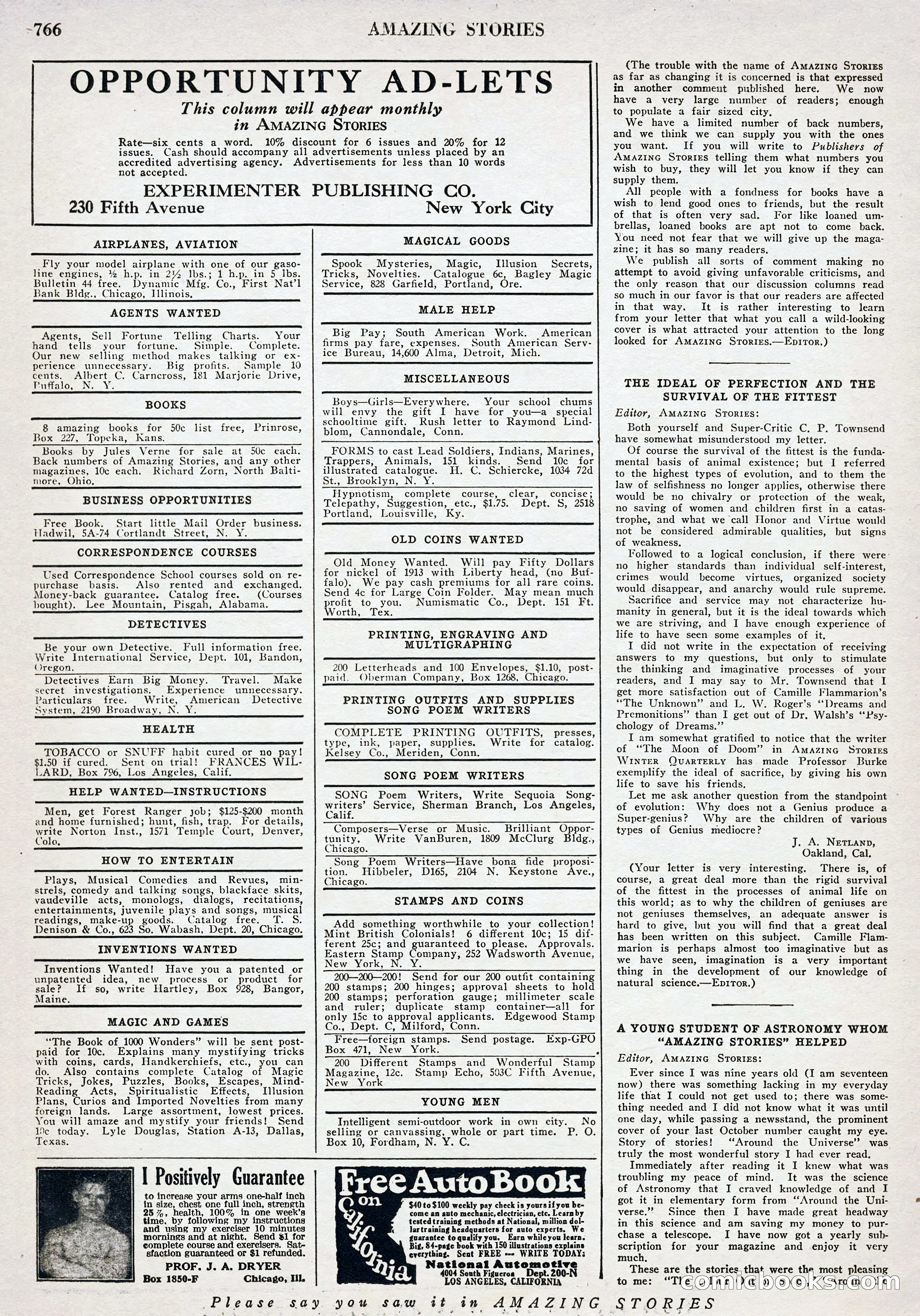 Amazing Stories, Vol. 3 No. 8 — page 96 of 98