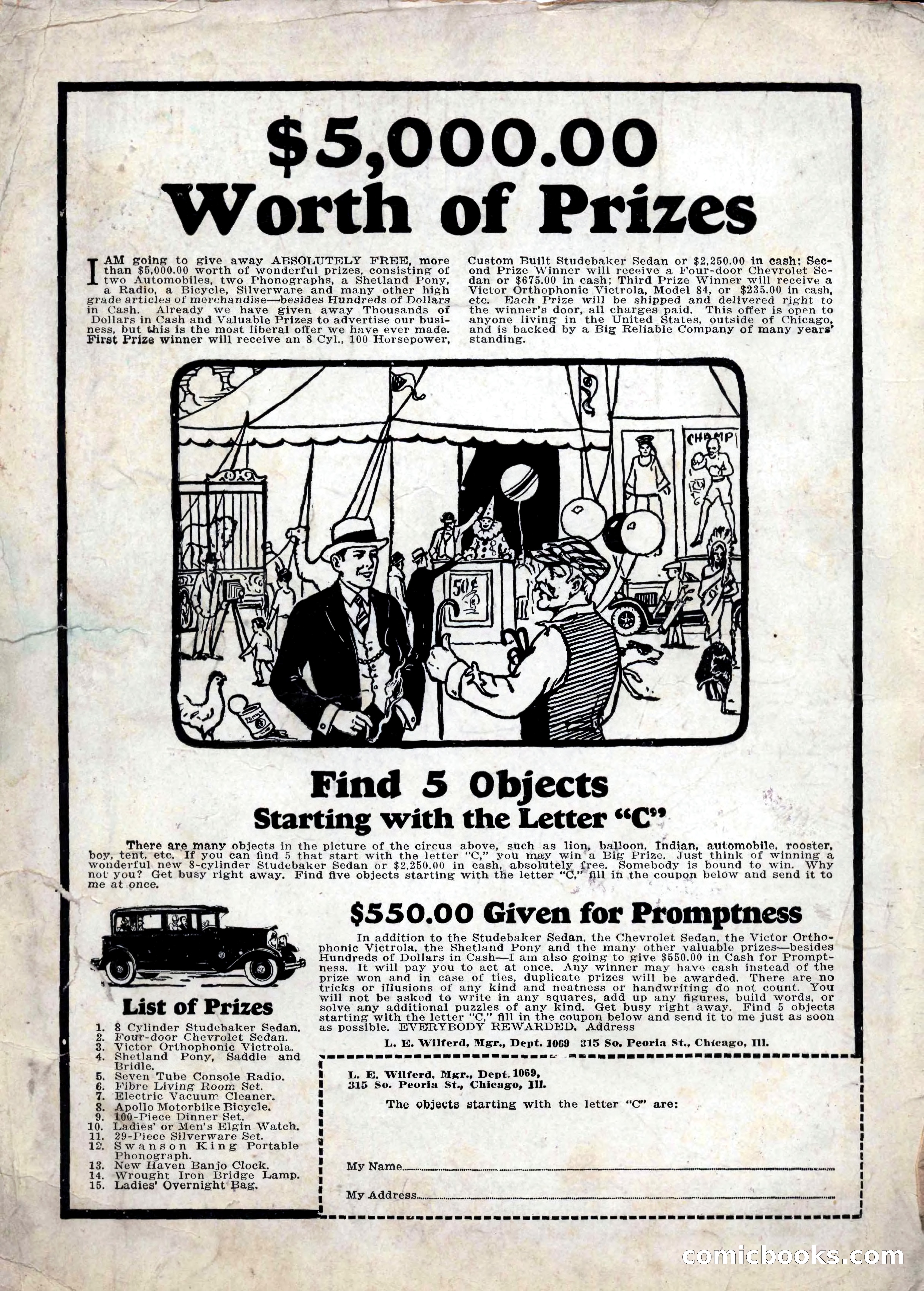 Amazing Stories, Vol. 3, No. 9 — page 3 of 99
