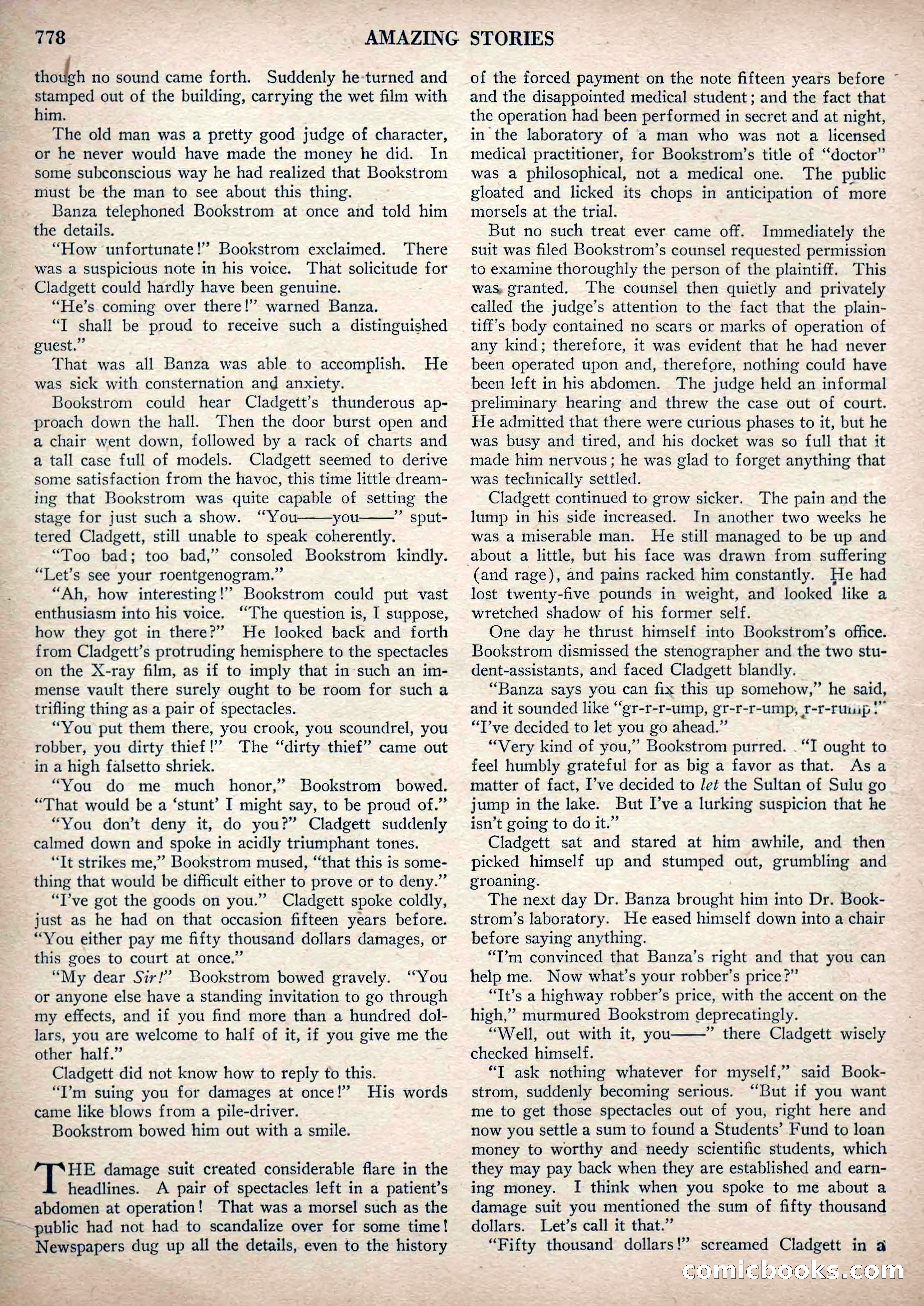 Amazing Stories, Vol. 3, No. 9 — page 13 of 99