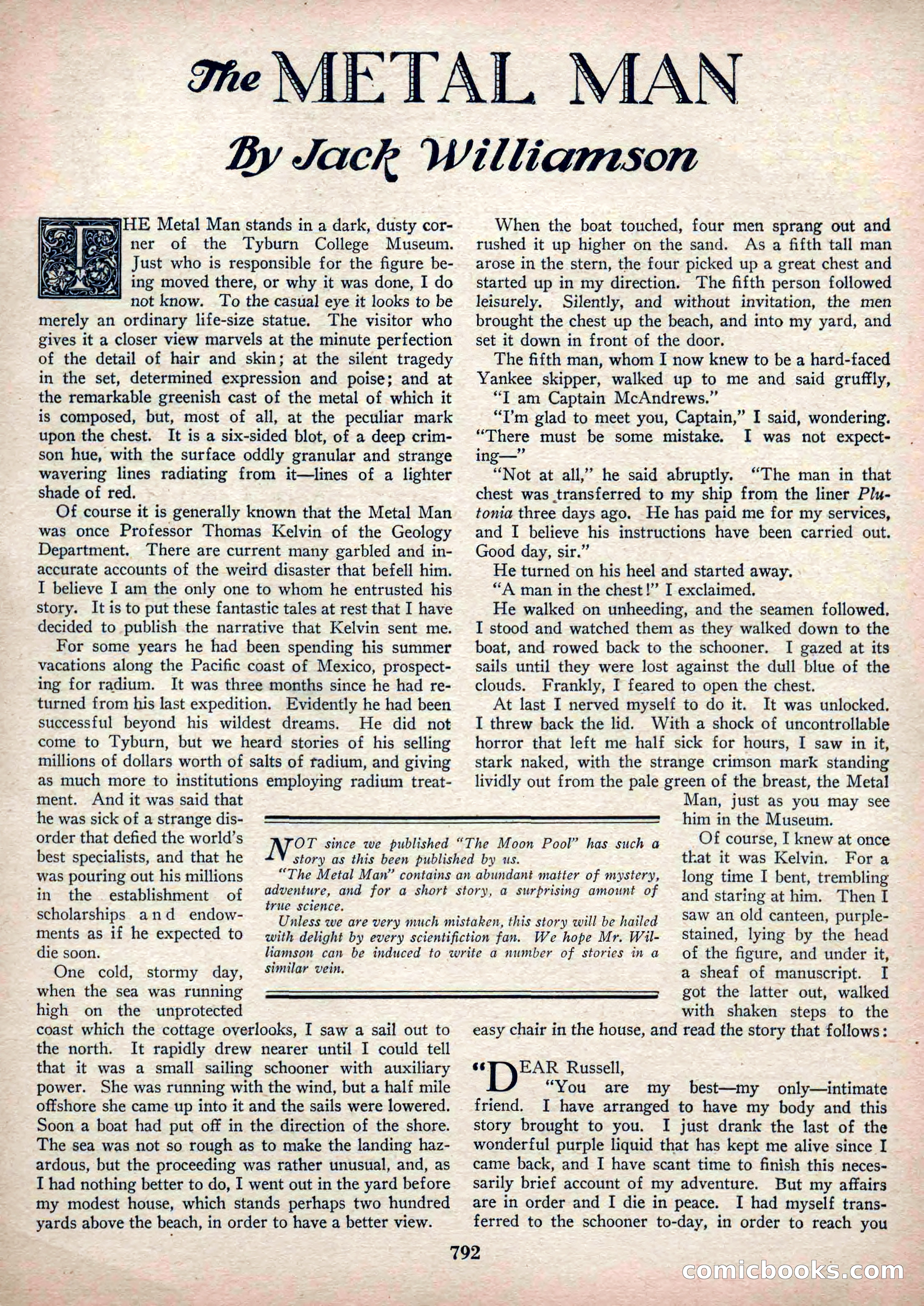 Amazing Stories, Vol. 3, No. 9 — page 27 of 99
