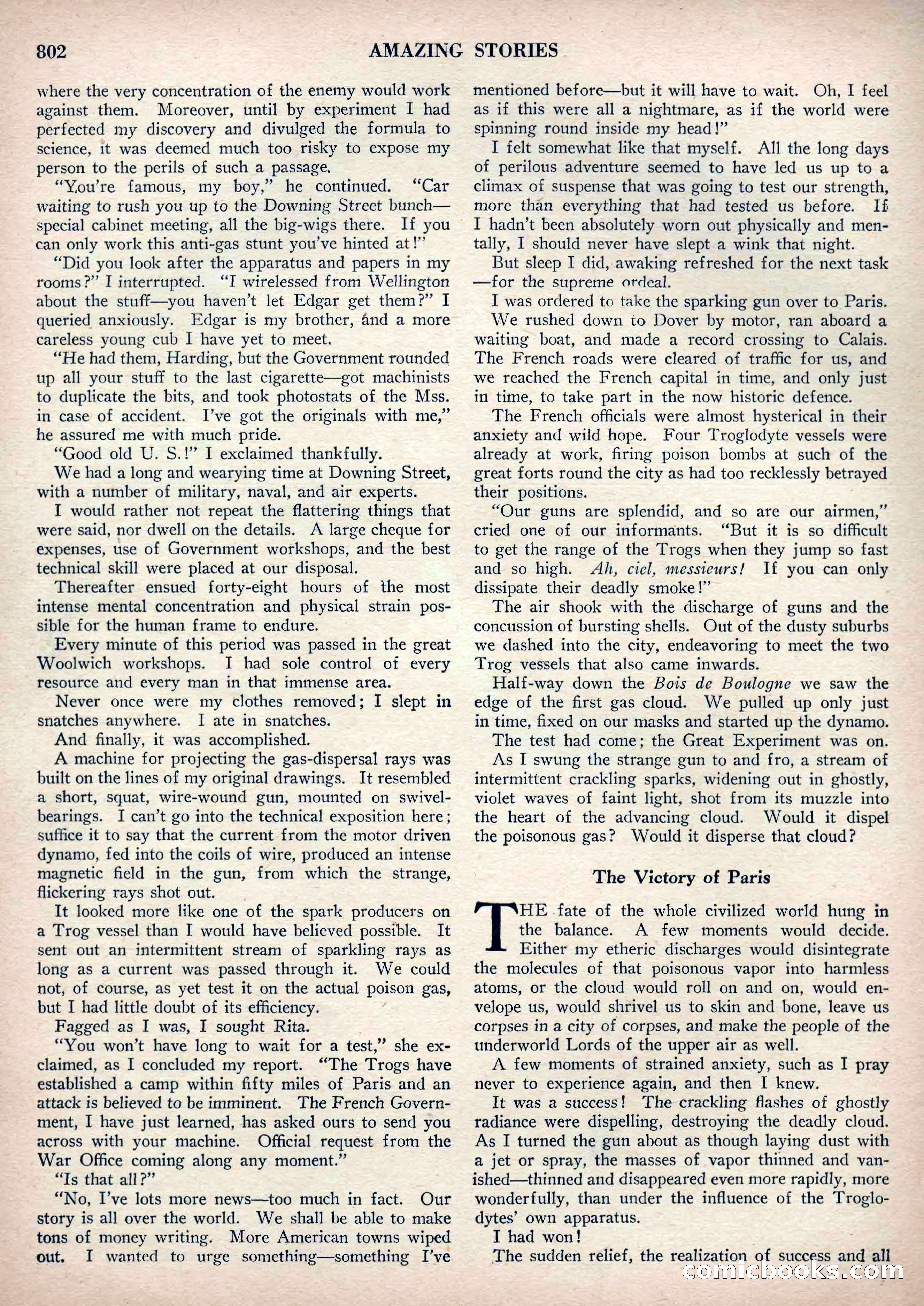 Amazing Stories, Vol. 3, No. 9 — page 37 of 99