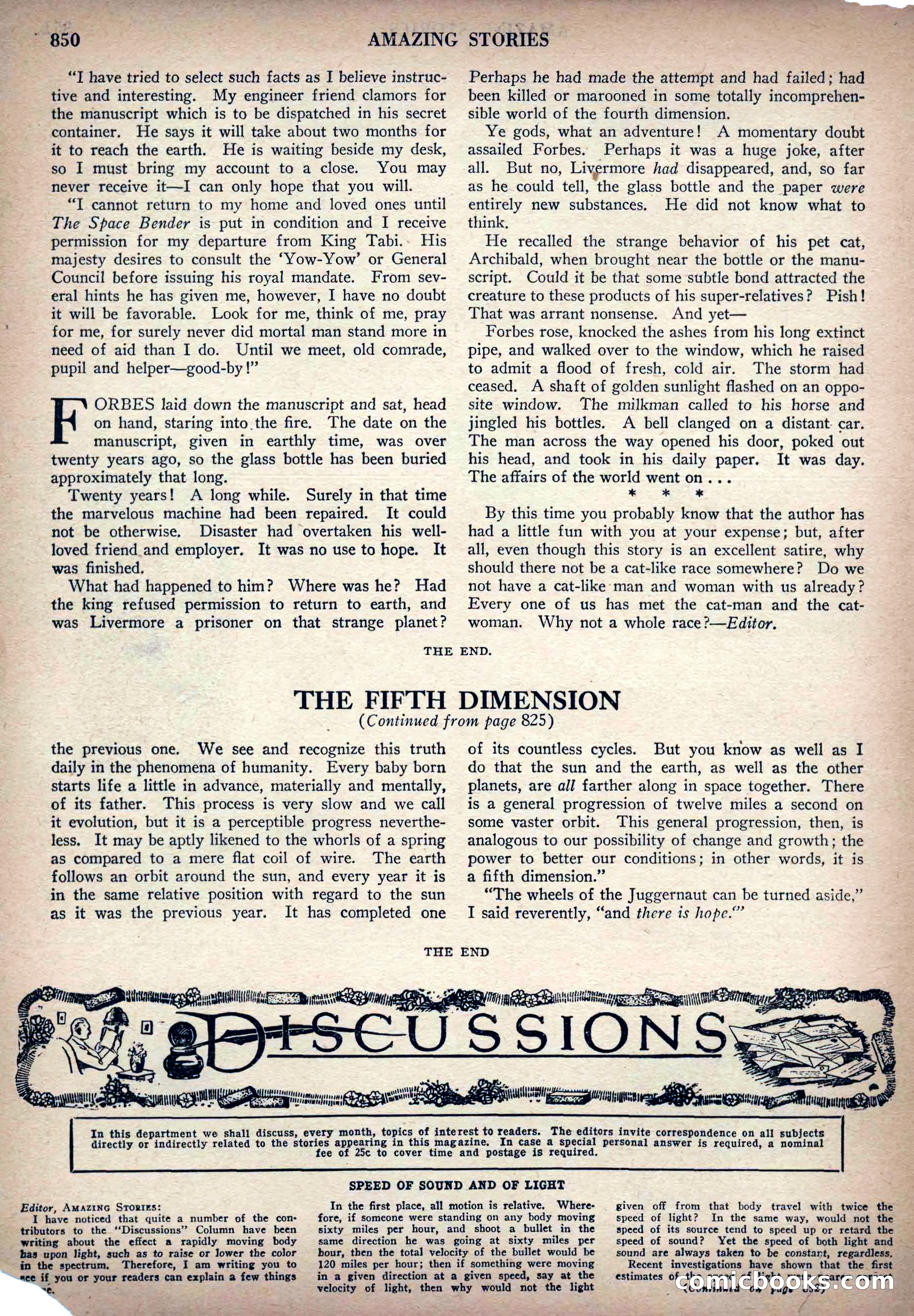 Amazing Stories, Vol. 3, No. 9 — page 85 of 99