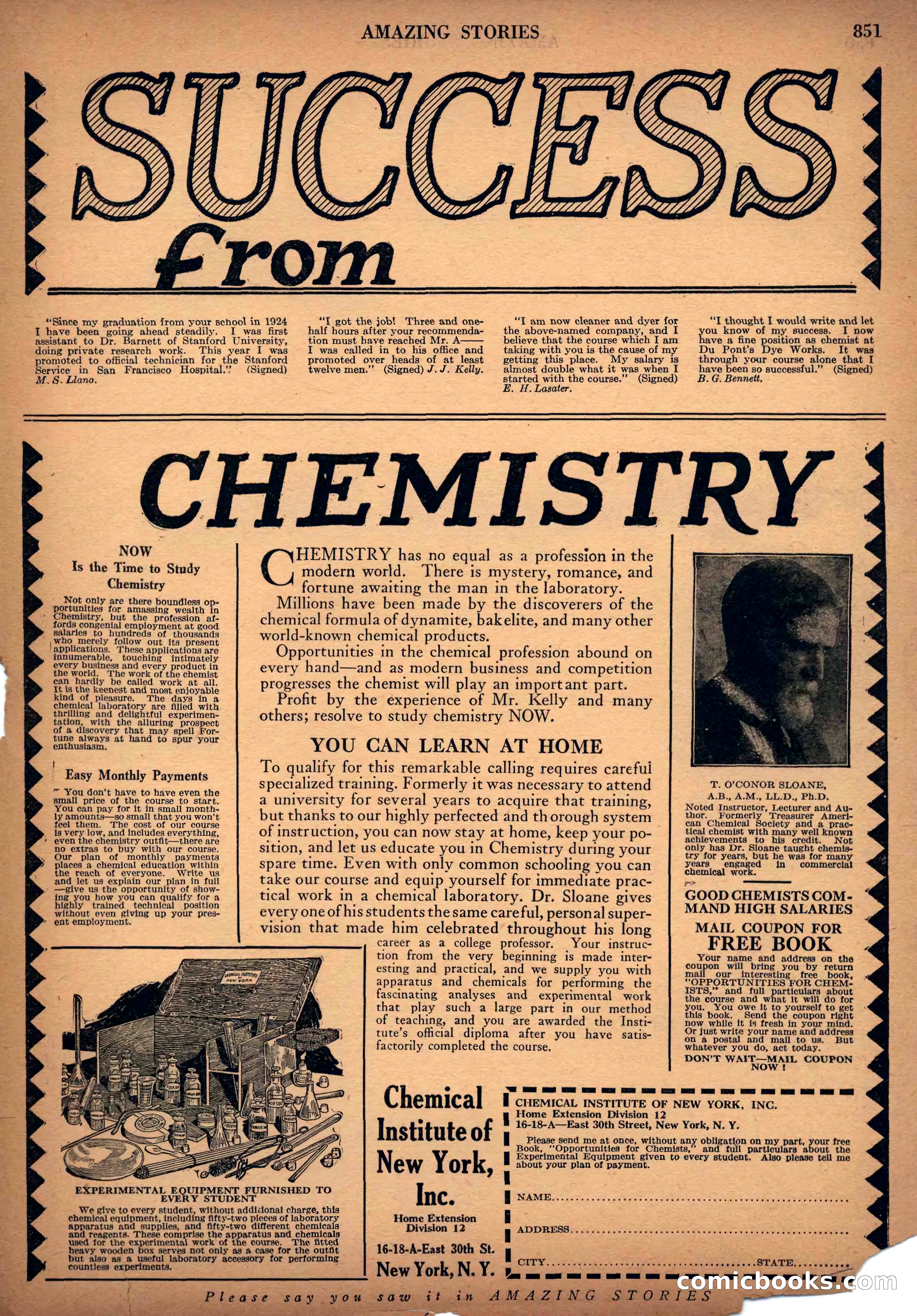 Amazing Stories, Vol. 3, No. 9 — page 86 of 99