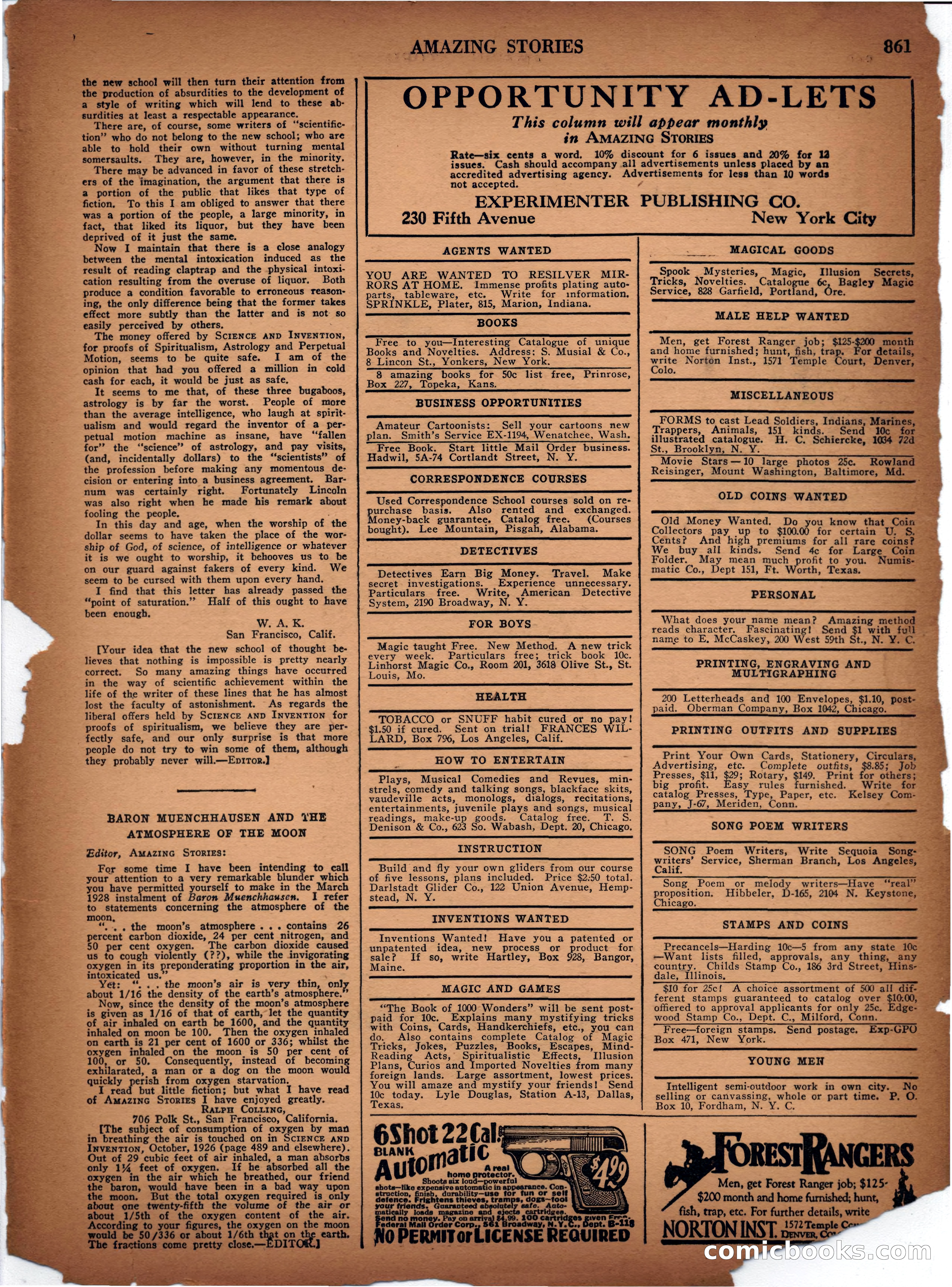 Amazing Stories, Vol. 3, No. 9 — page 96 of 99