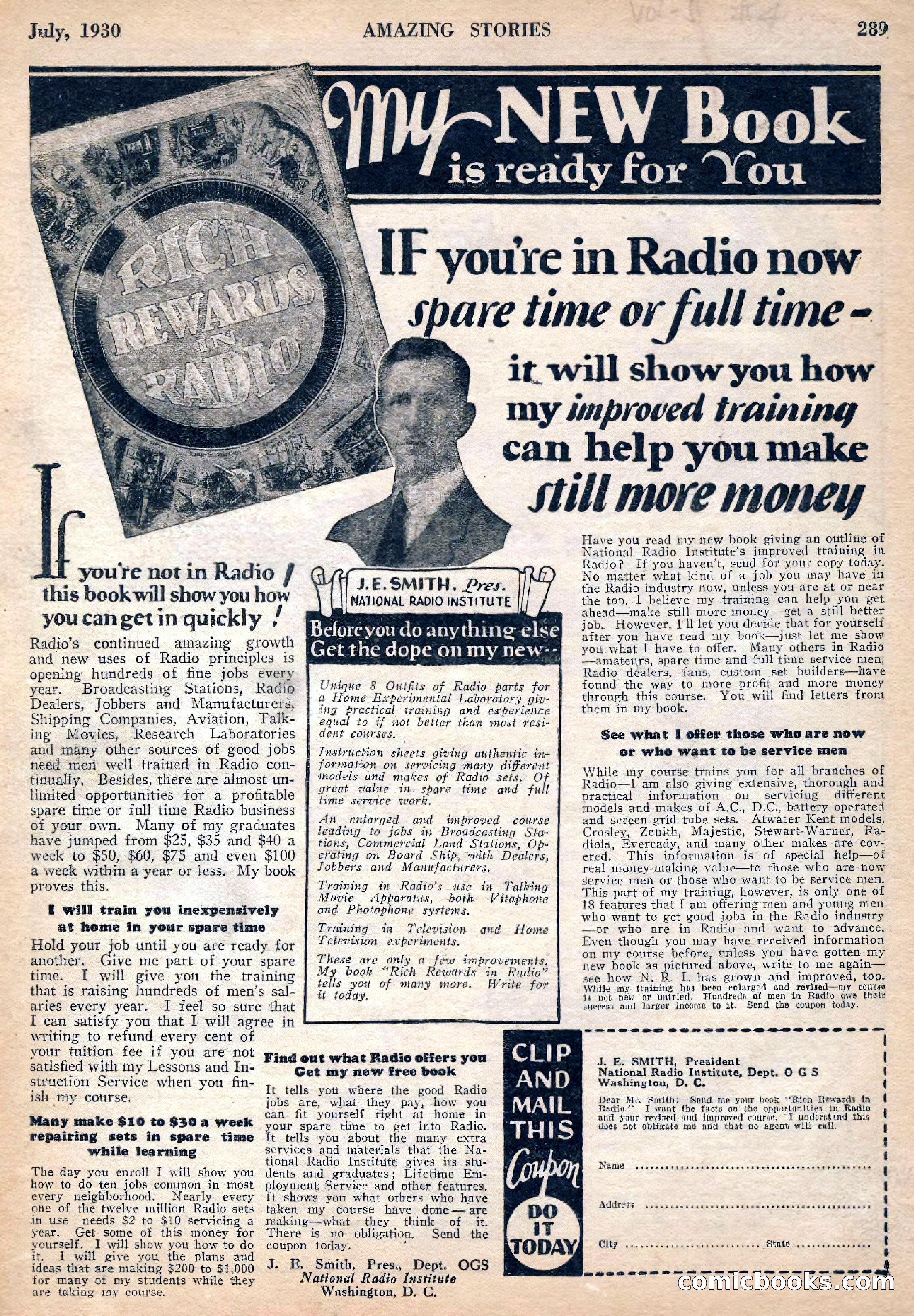 Amazing Stories, July 1930 — page 2 of 99