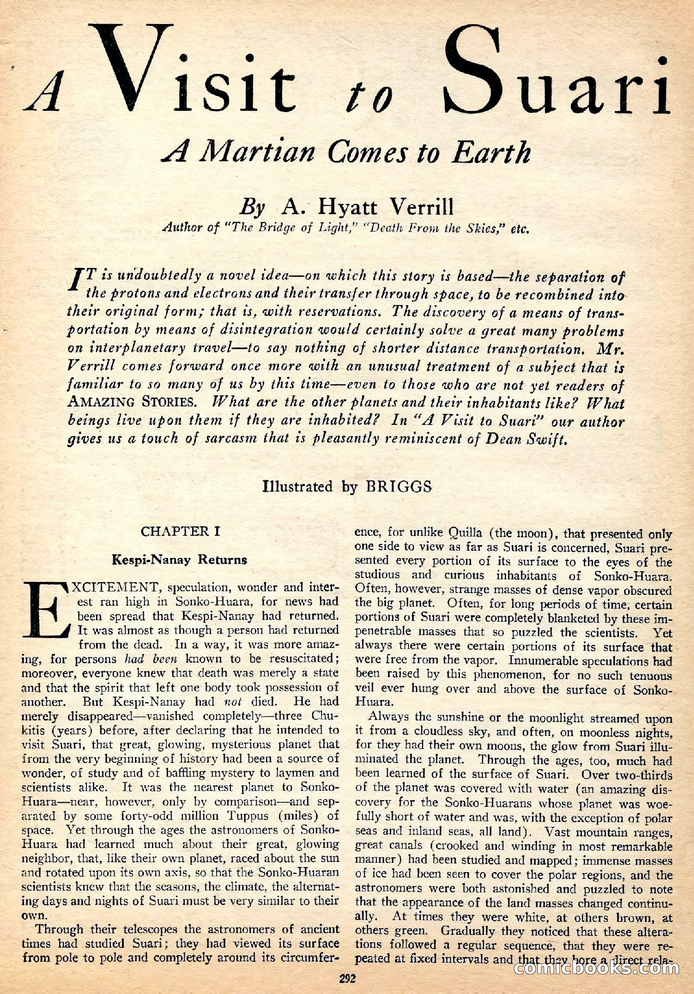 Amazing Stories, July 1930 — page 5 of 99
