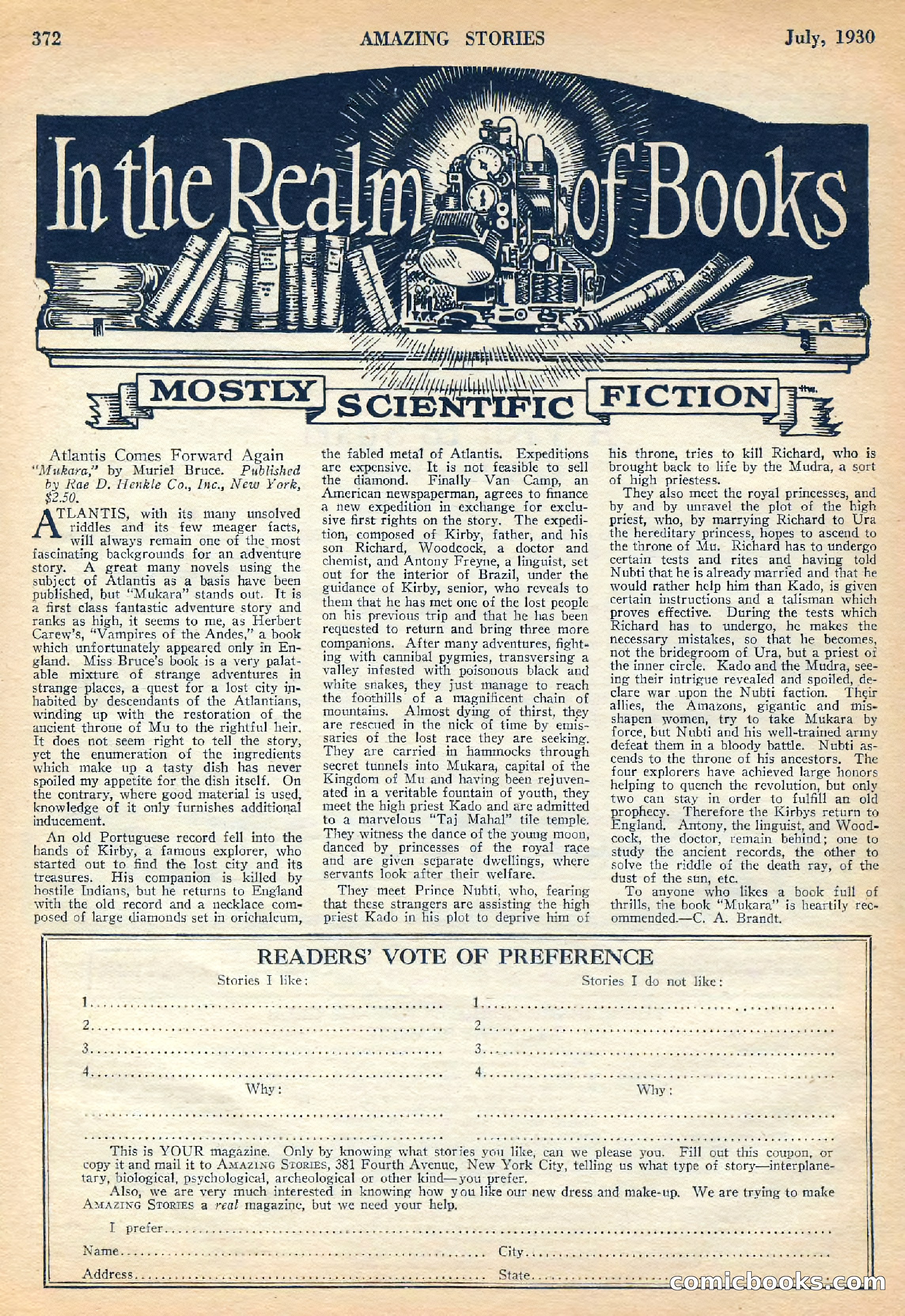 Amazing Stories, July 1930 — page 85 of 99