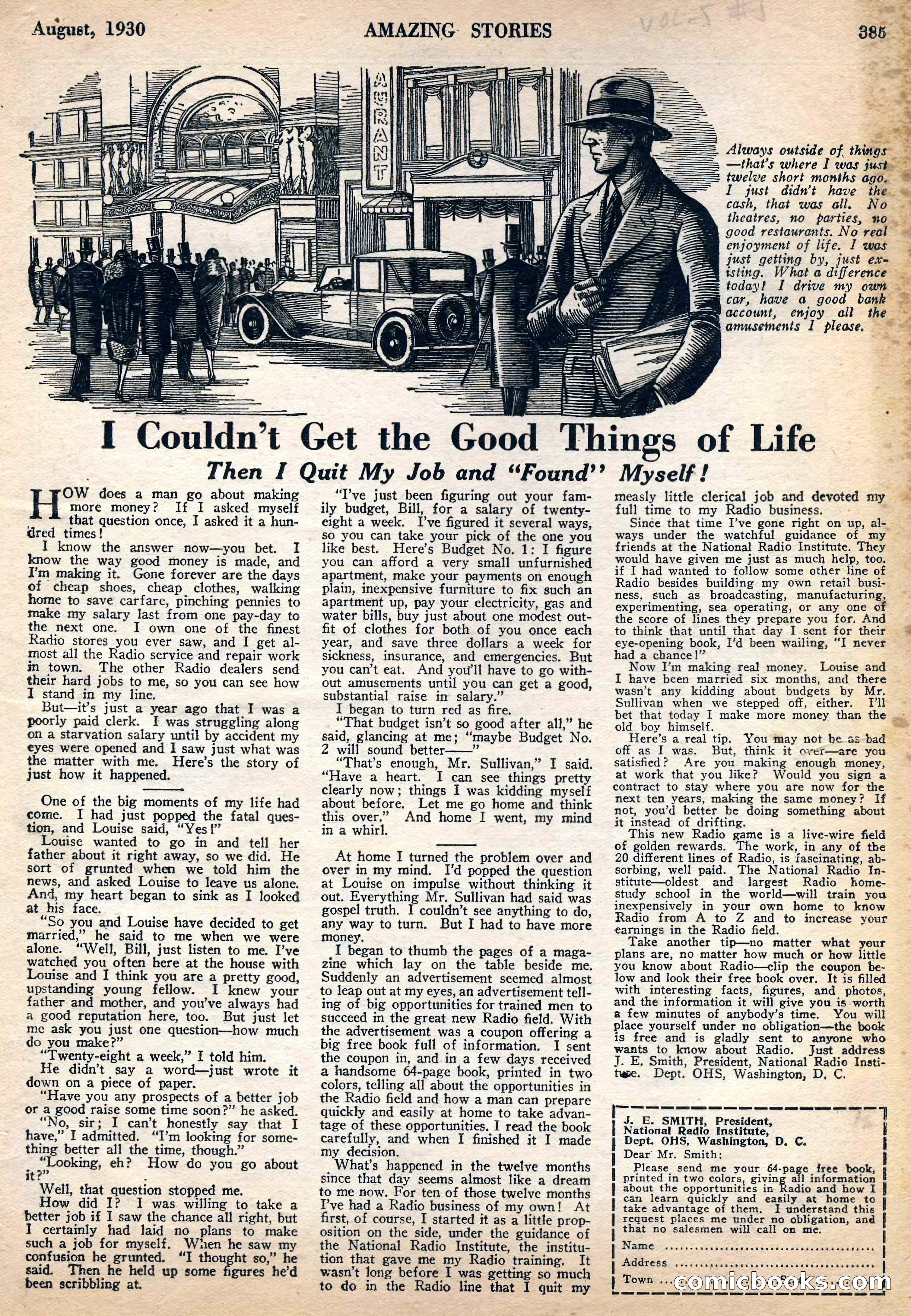Amazing Stories, August 1930 — page 2 of 99