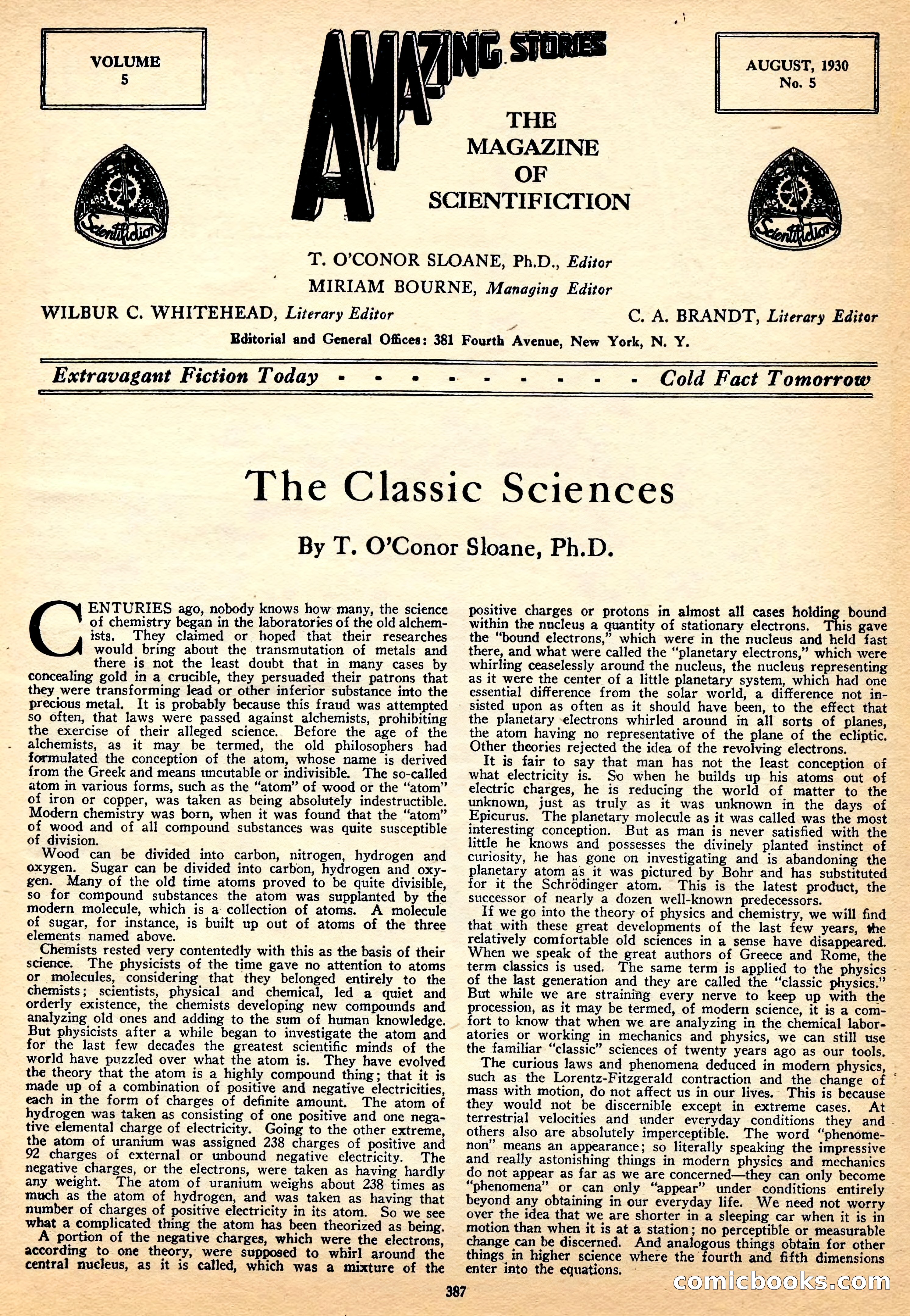Amazing Stories, August 1930 — page 4 of 99