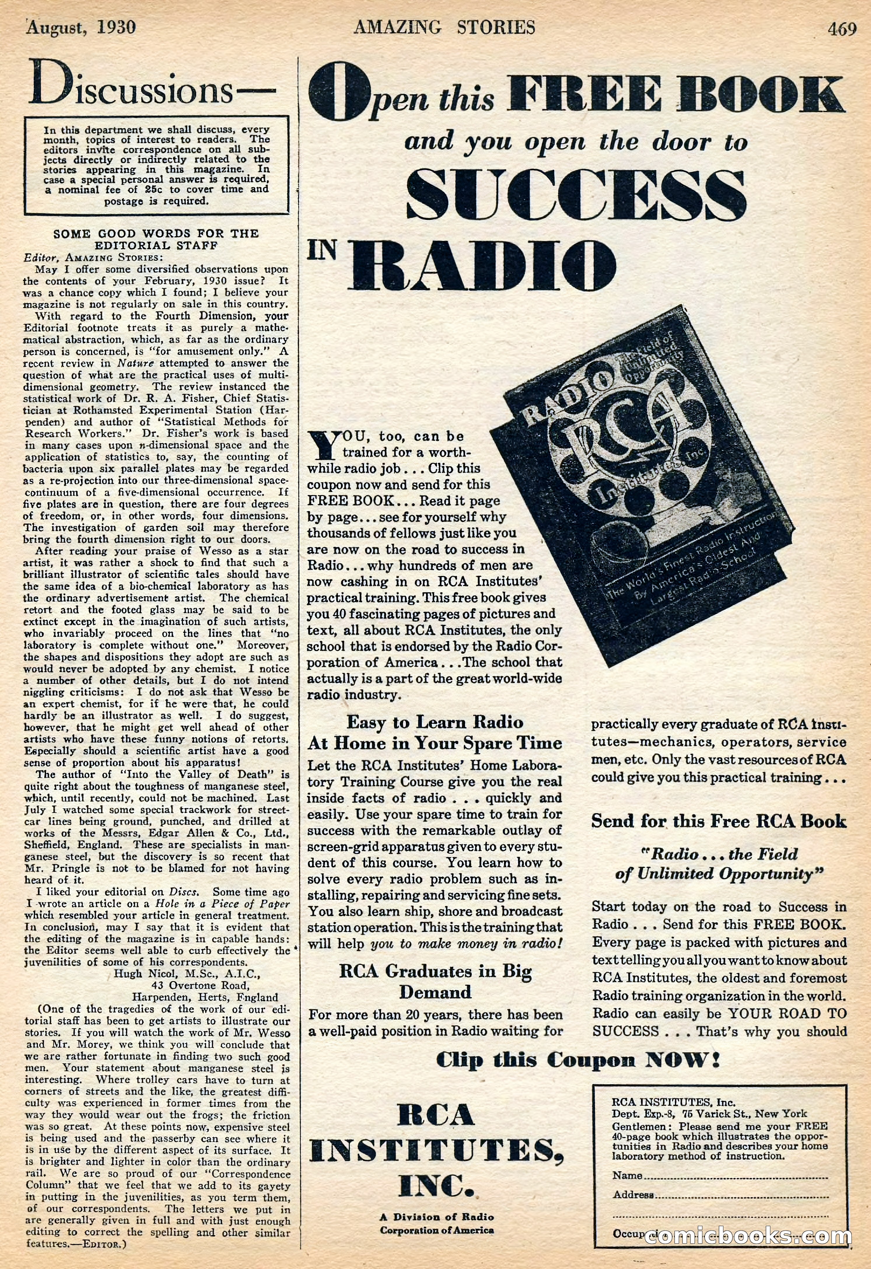 Amazing Stories, August 1930 — page 86 of 99
