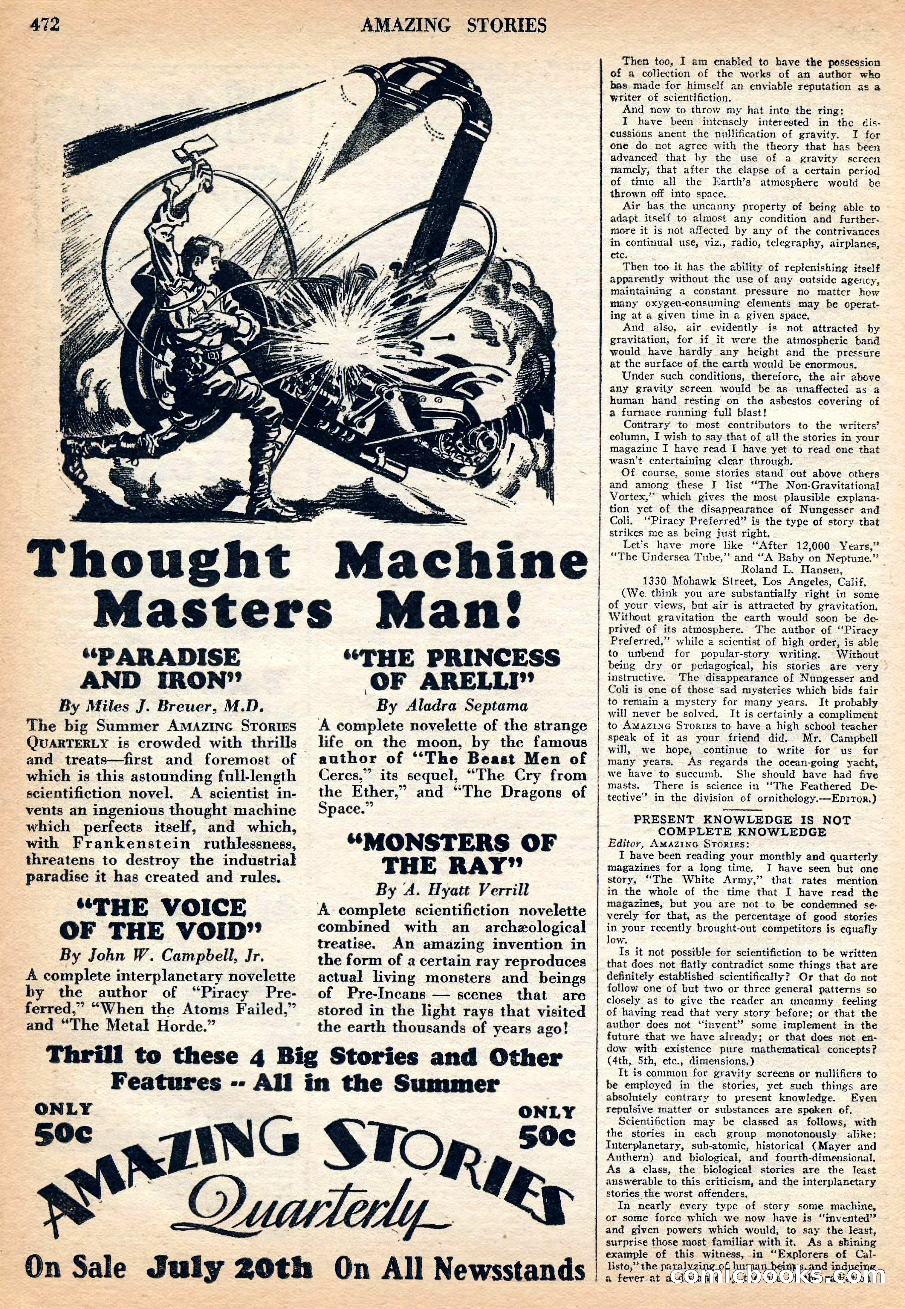 Amazing Stories, August 1930 — page 89 of 99