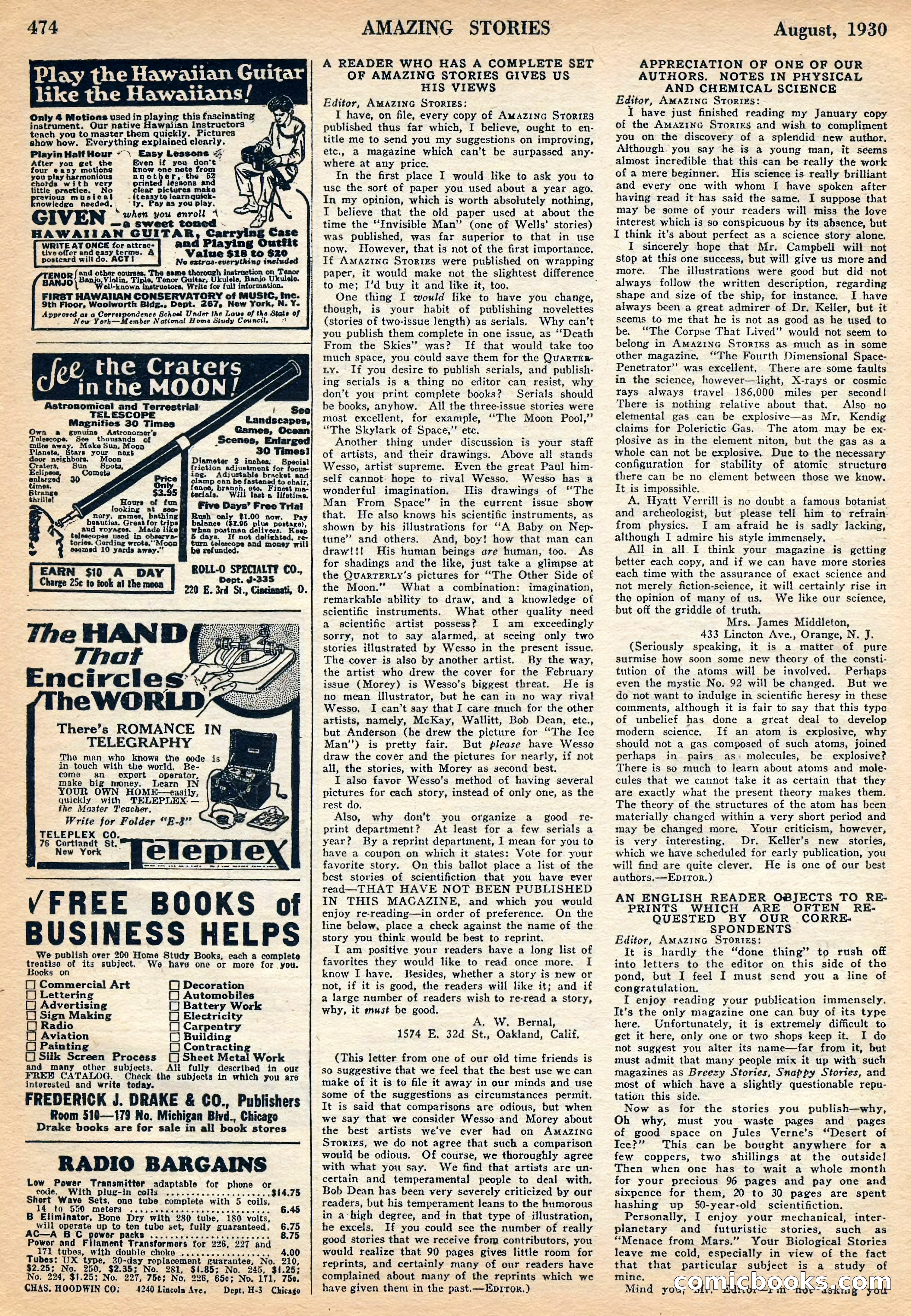 Amazing Stories, August 1930 — page 91 of 99
