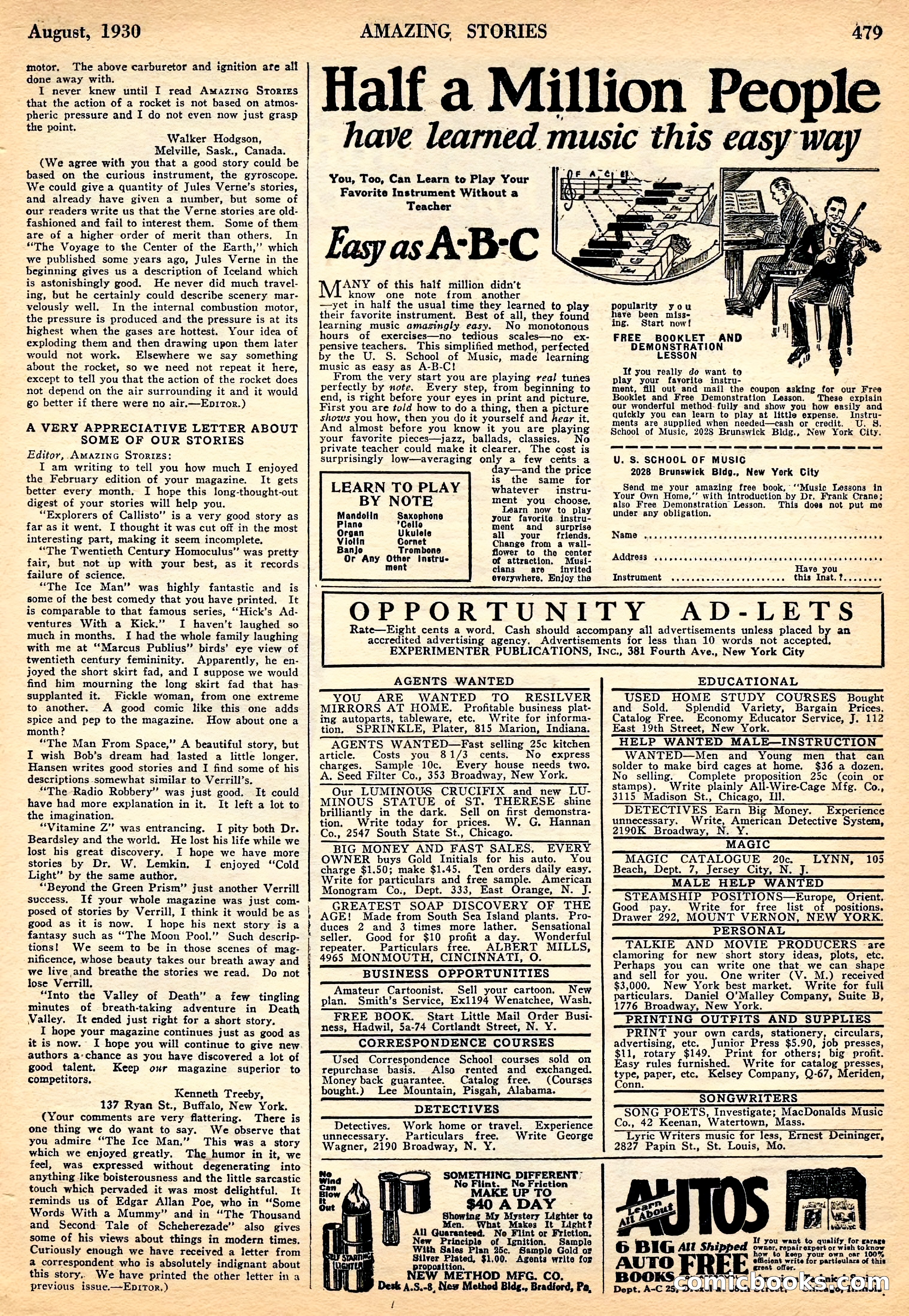 Amazing Stories, August 1930 — page 96 of 99