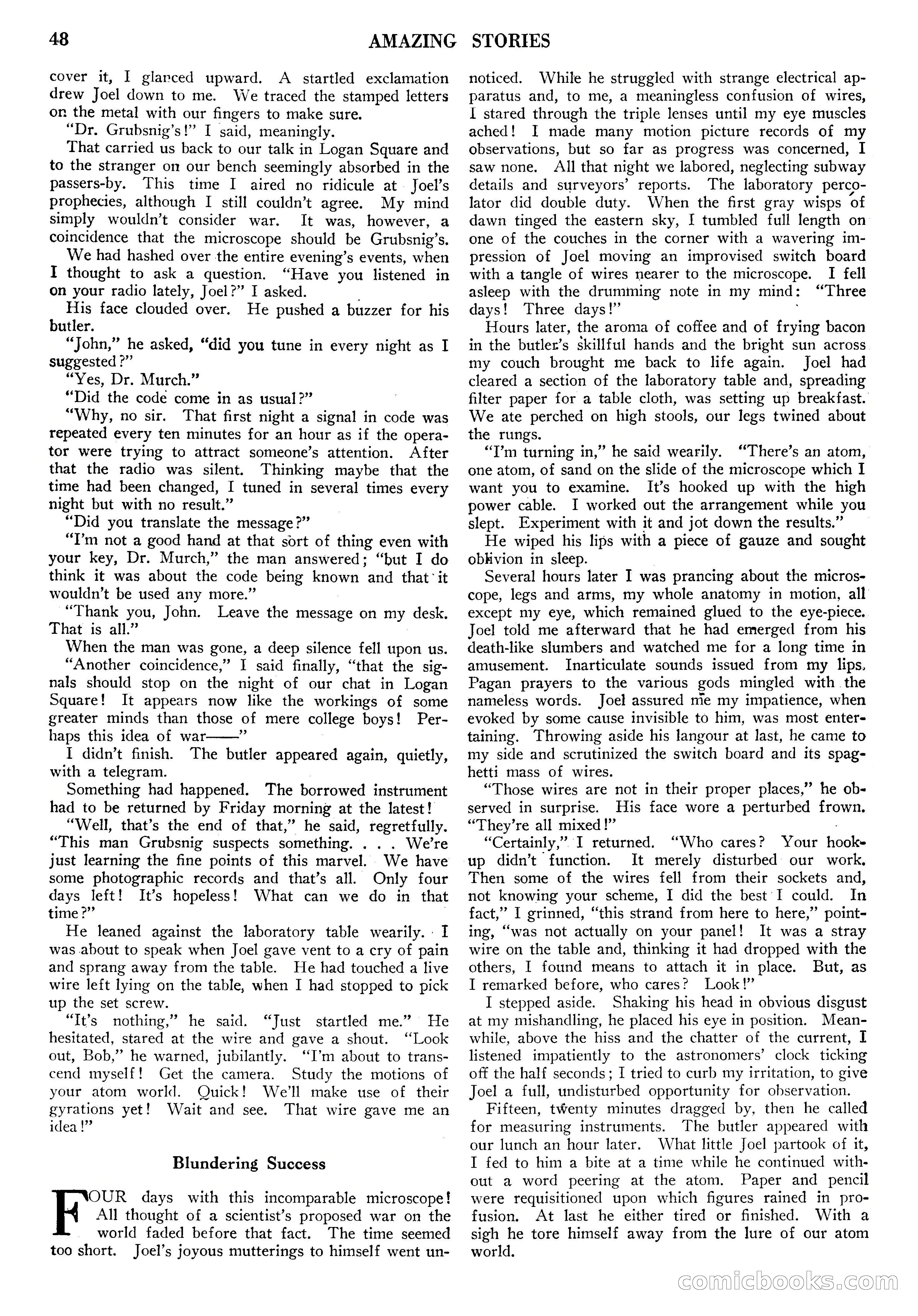 Amazing Stories, April 1931 — page 50 of 100