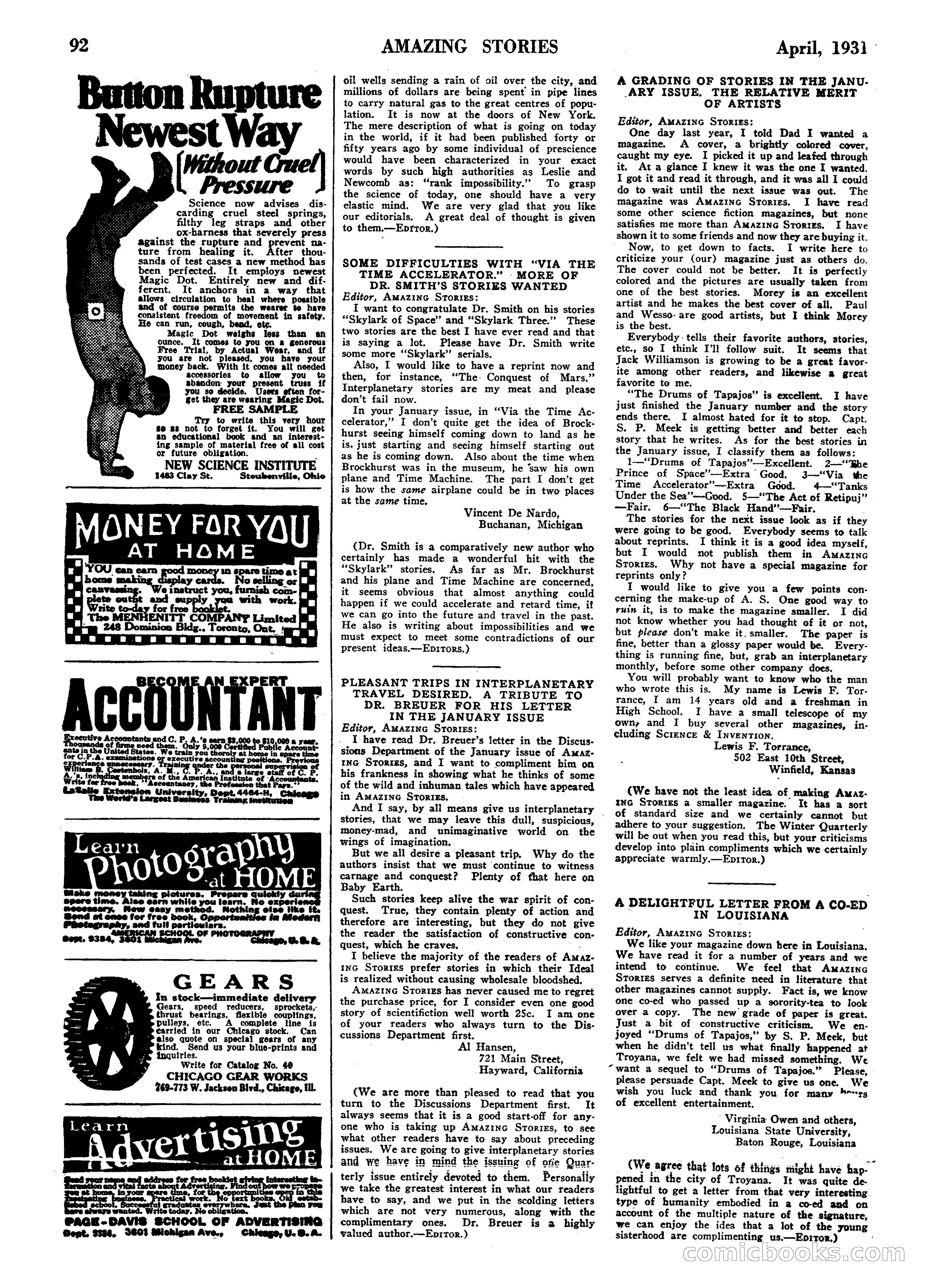 Amazing Stories, April 1931 — page 94 of 100
