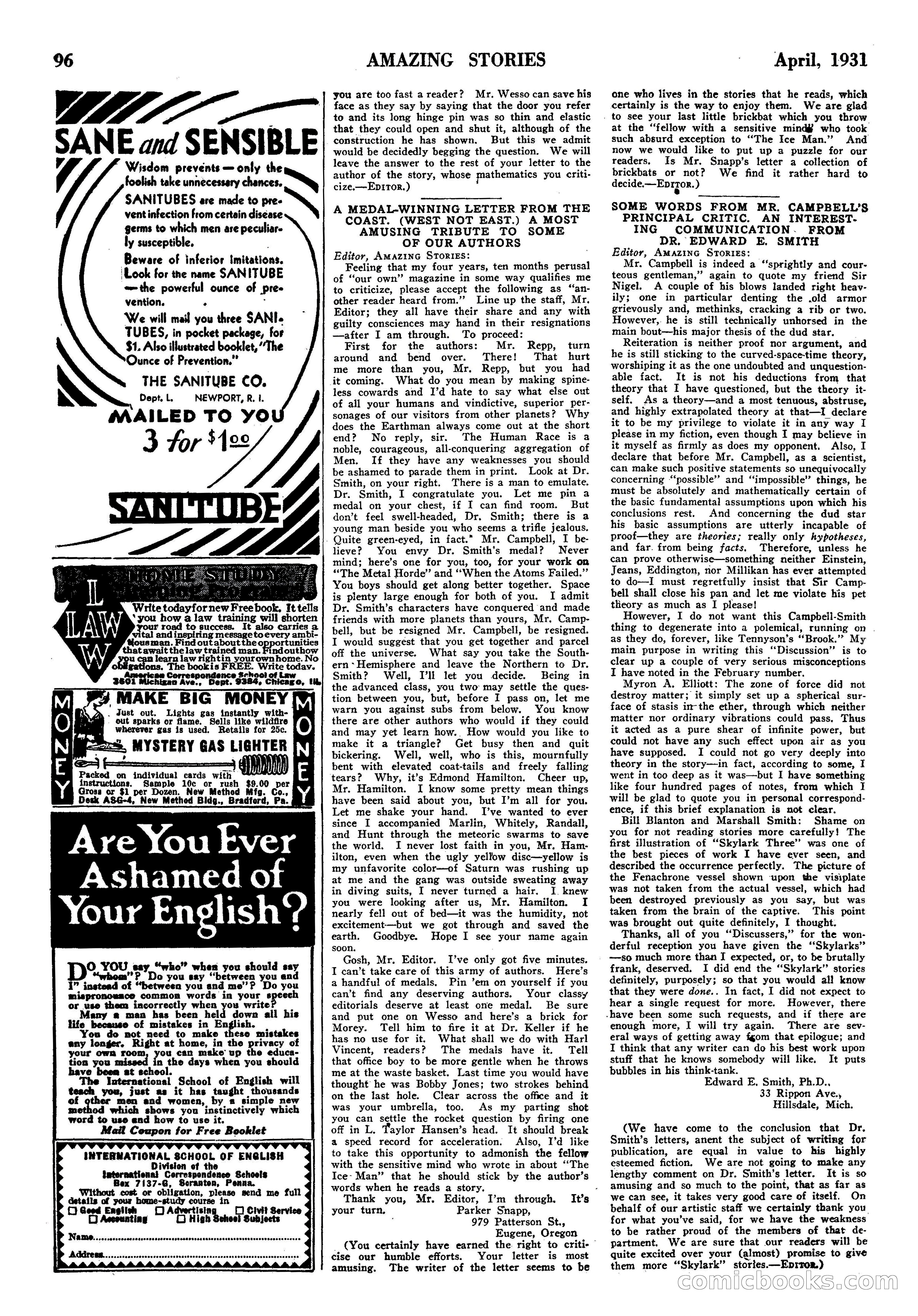Amazing Stories, April 1931 — page 98 of 100