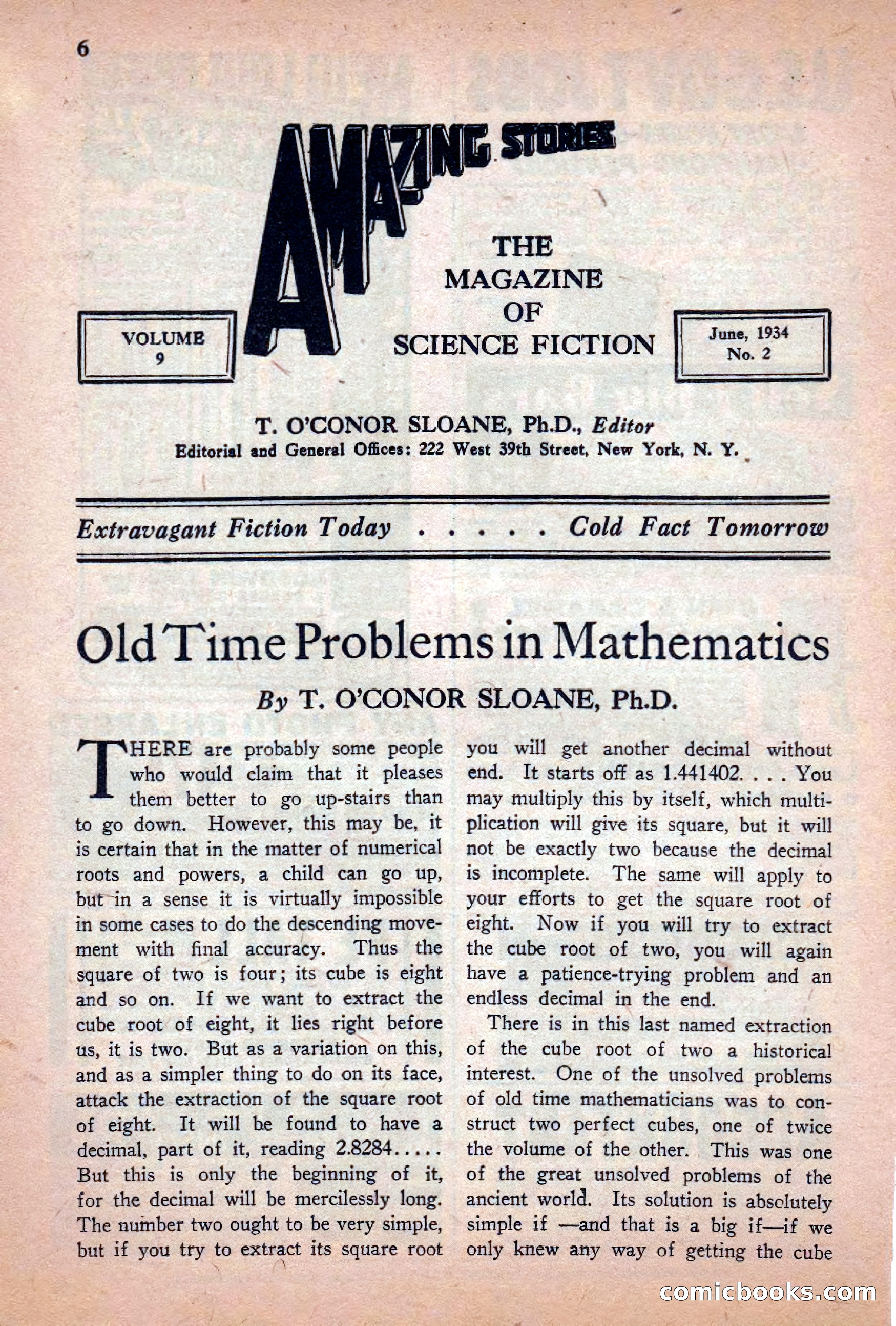 Amazing Stories, June 1934 — page 8 of 148