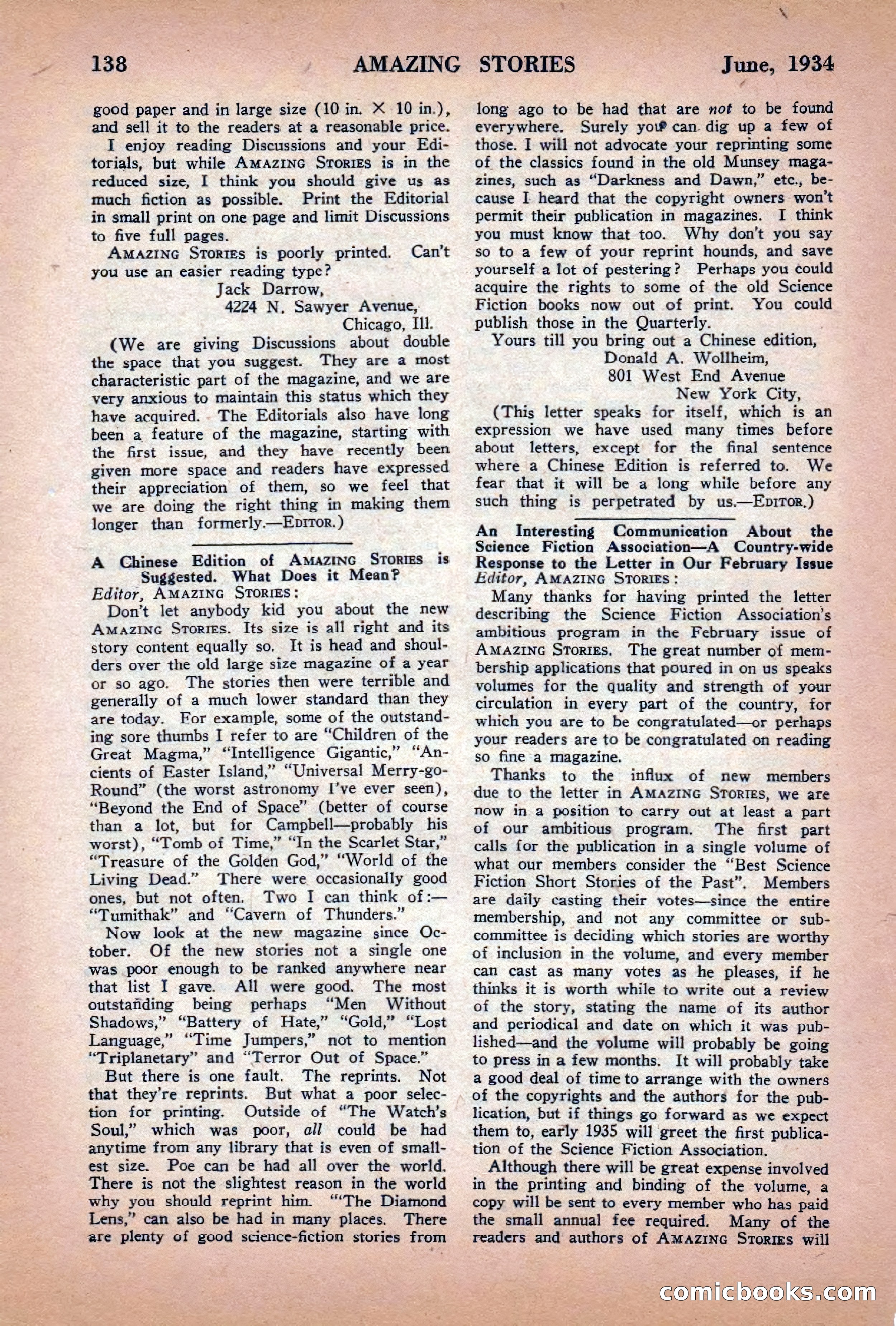 Amazing Stories, June 1934 — page 140 of 148