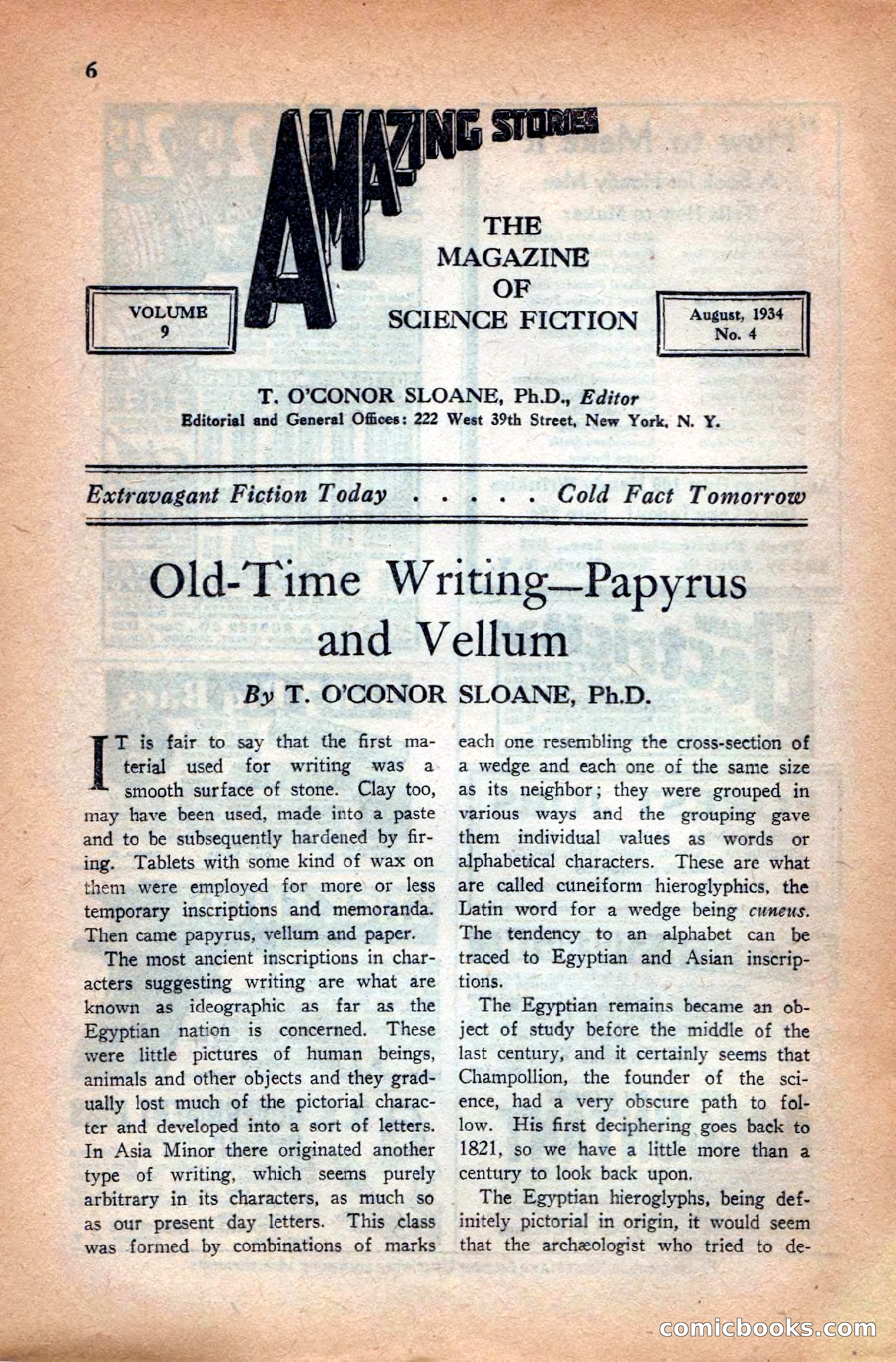 Amazing Stories, August 1934 — page 8 of 148