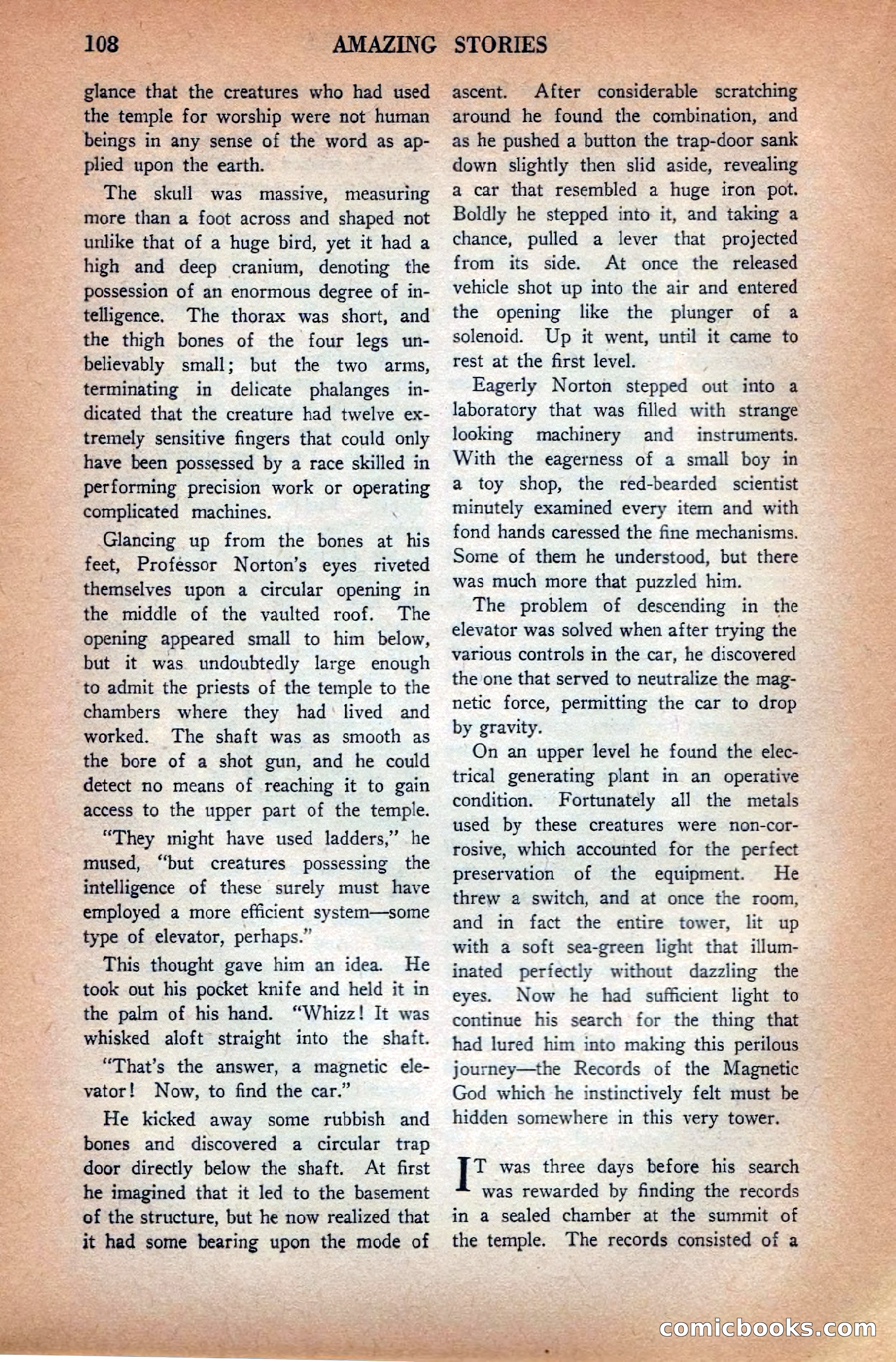 Amazing Stories, August 1934 — page 110 of 148