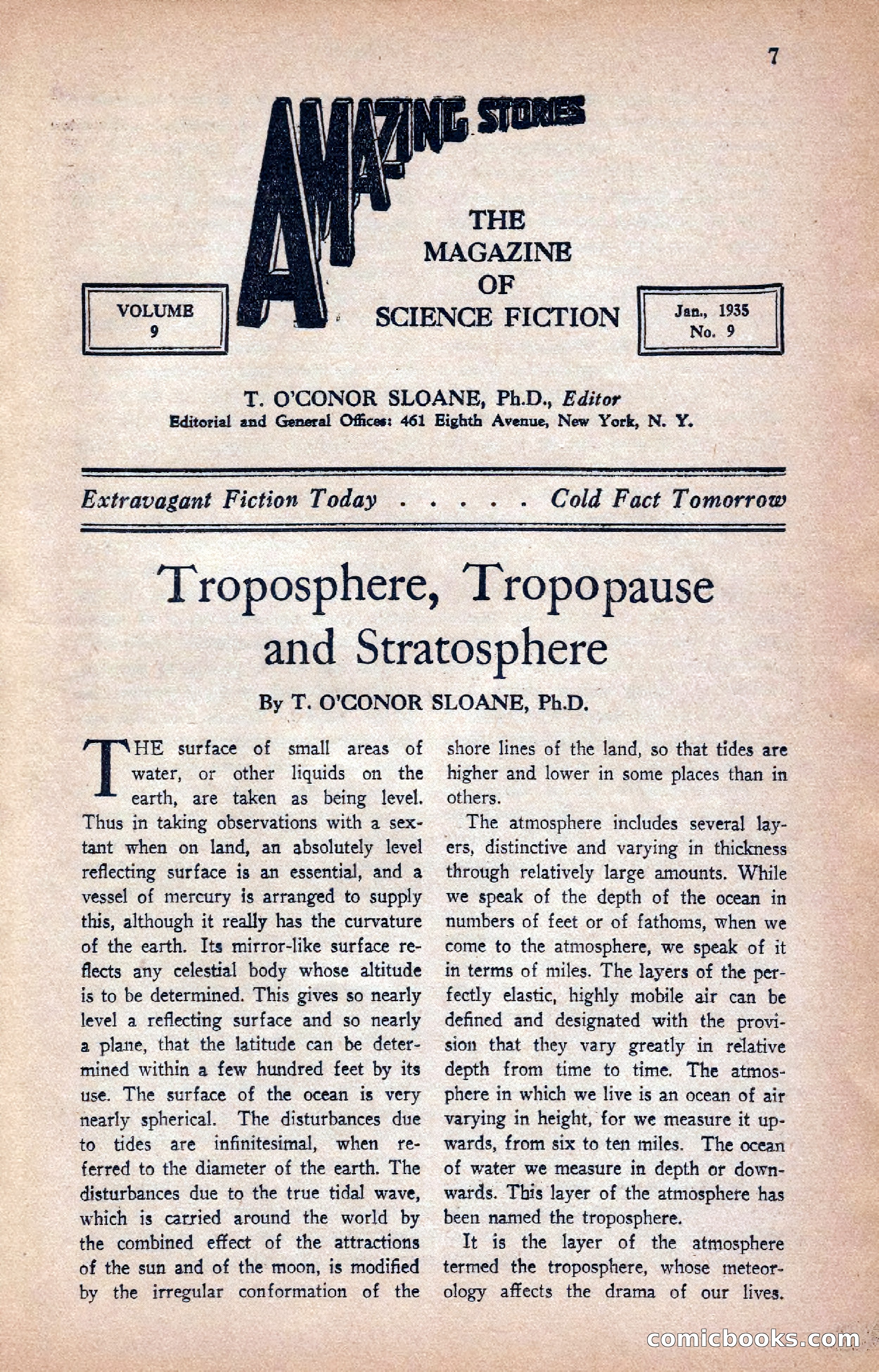 Amazing Stories, January 1935 — page 9 of 148