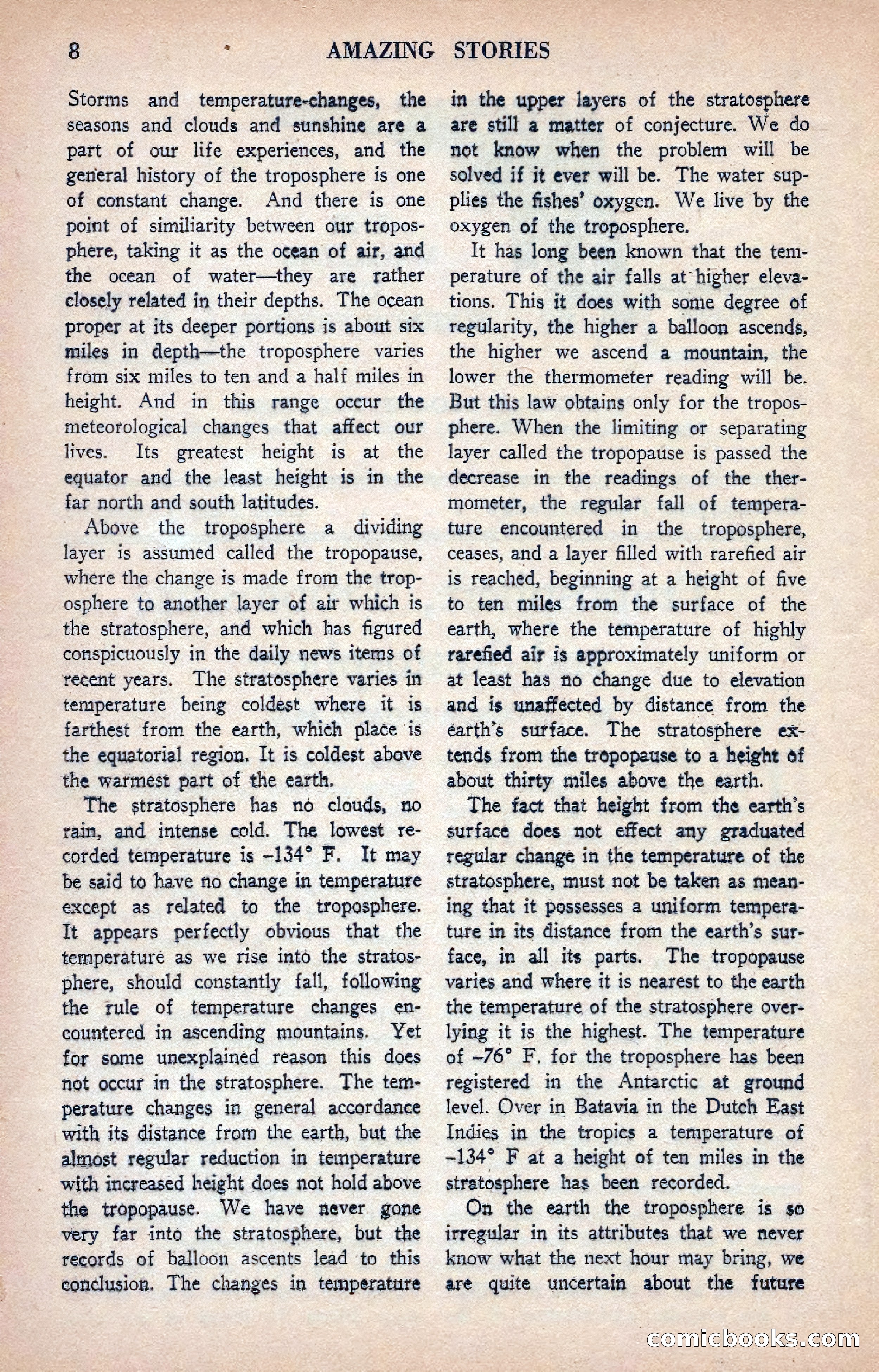 Amazing Stories, January 1935 — page 10 of 148