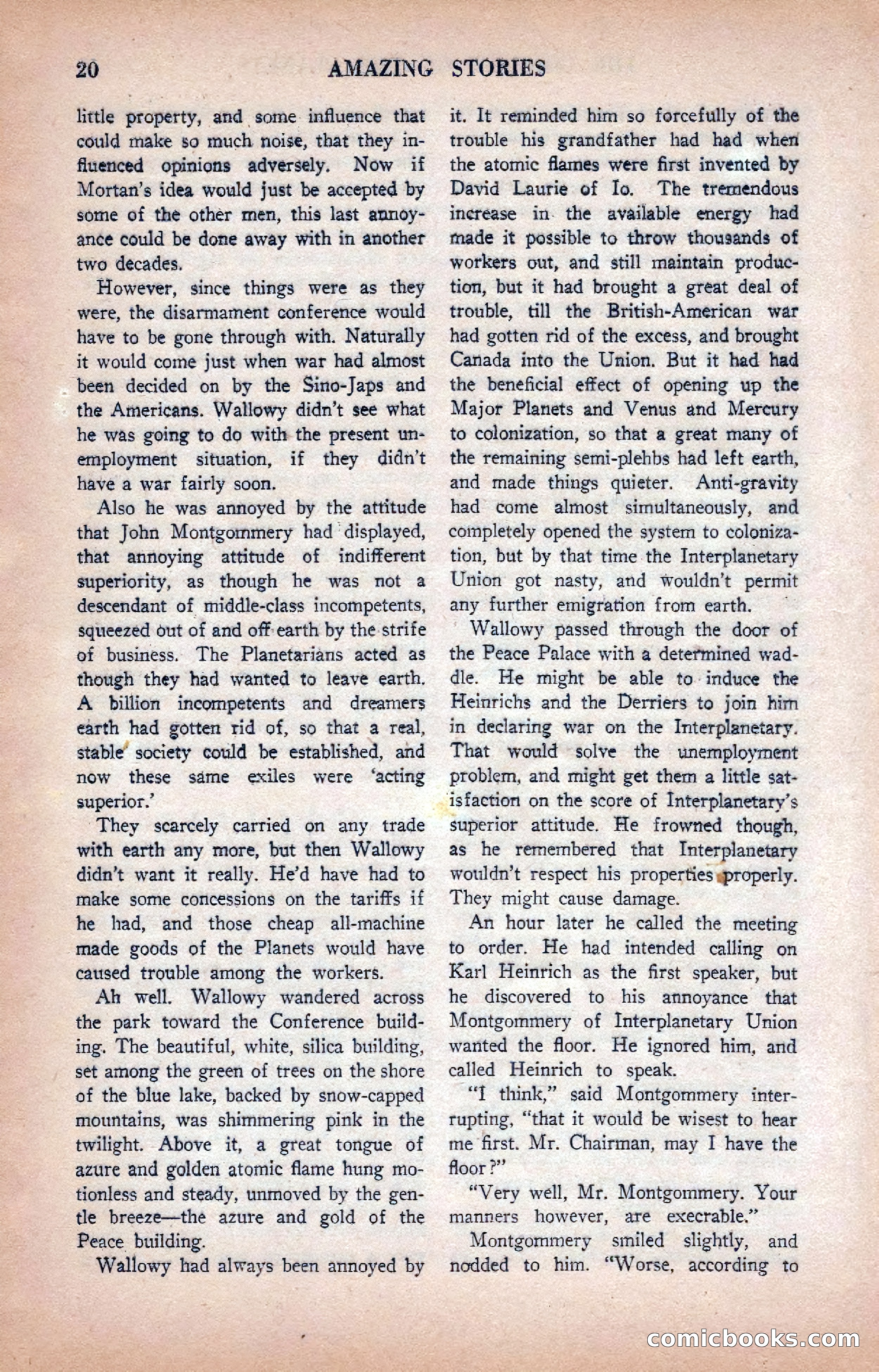Amazing Stories, January 1935 — page 22 of 148